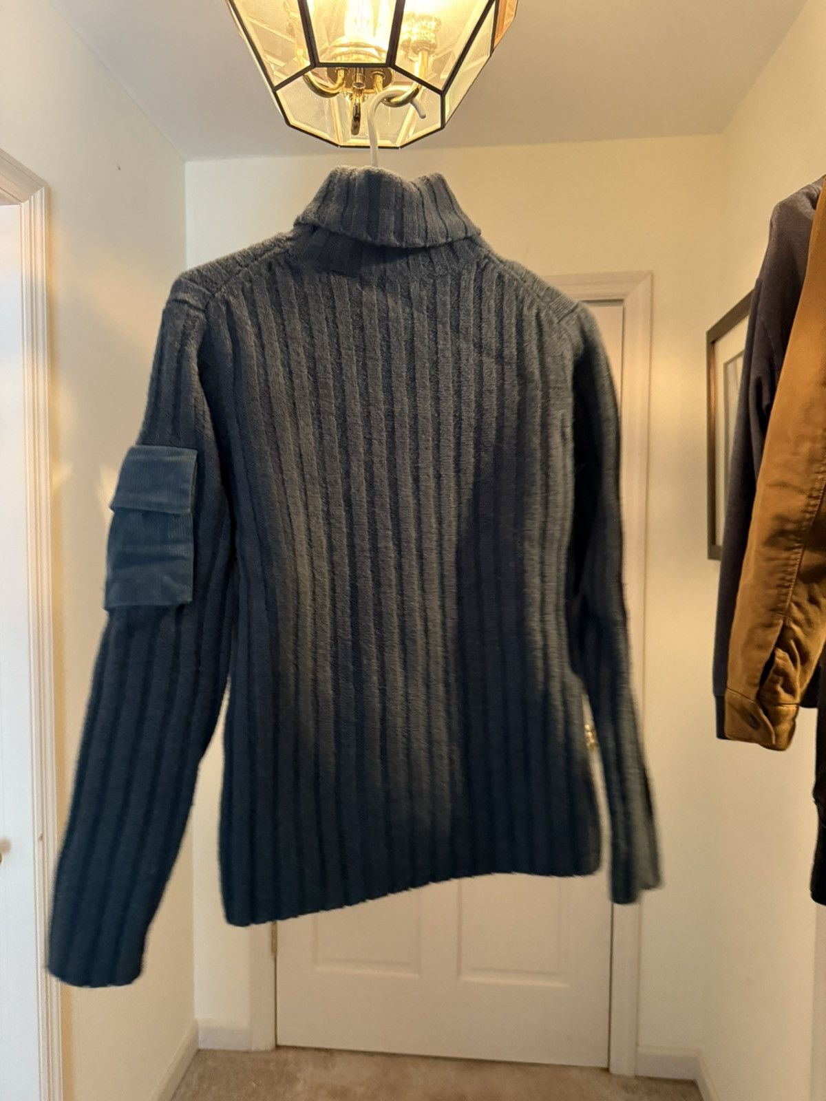 French Connection Corduroy Side Pocket Lined Wool Turtleneck Size US M / EU 48-50 / 2 - 11 Thumbnail