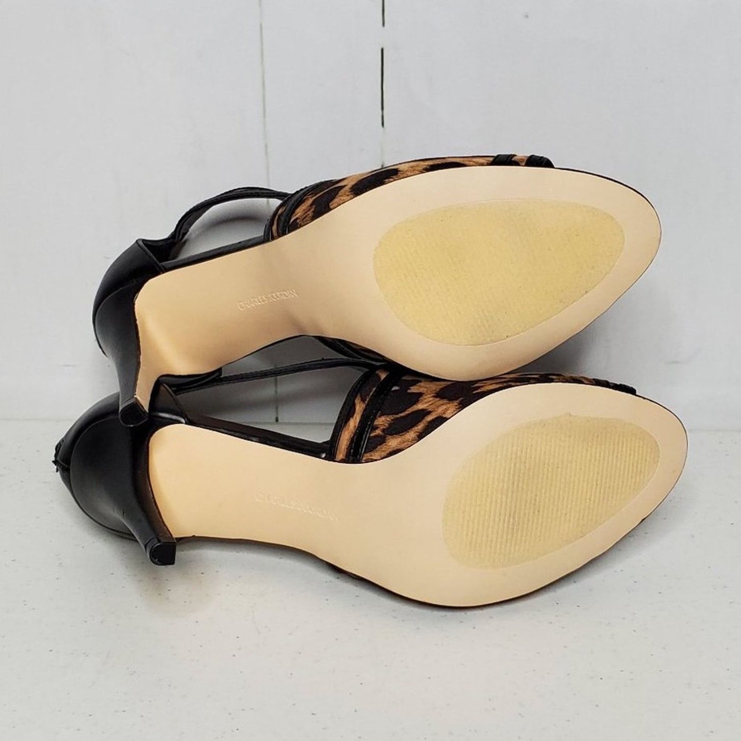 Charles Jourdan Charles Jourdan Paris Amy Leopard Print Peep Toe Heels 9.5 Size US 9.5 / IT 39.5 - 8 Thumbnail