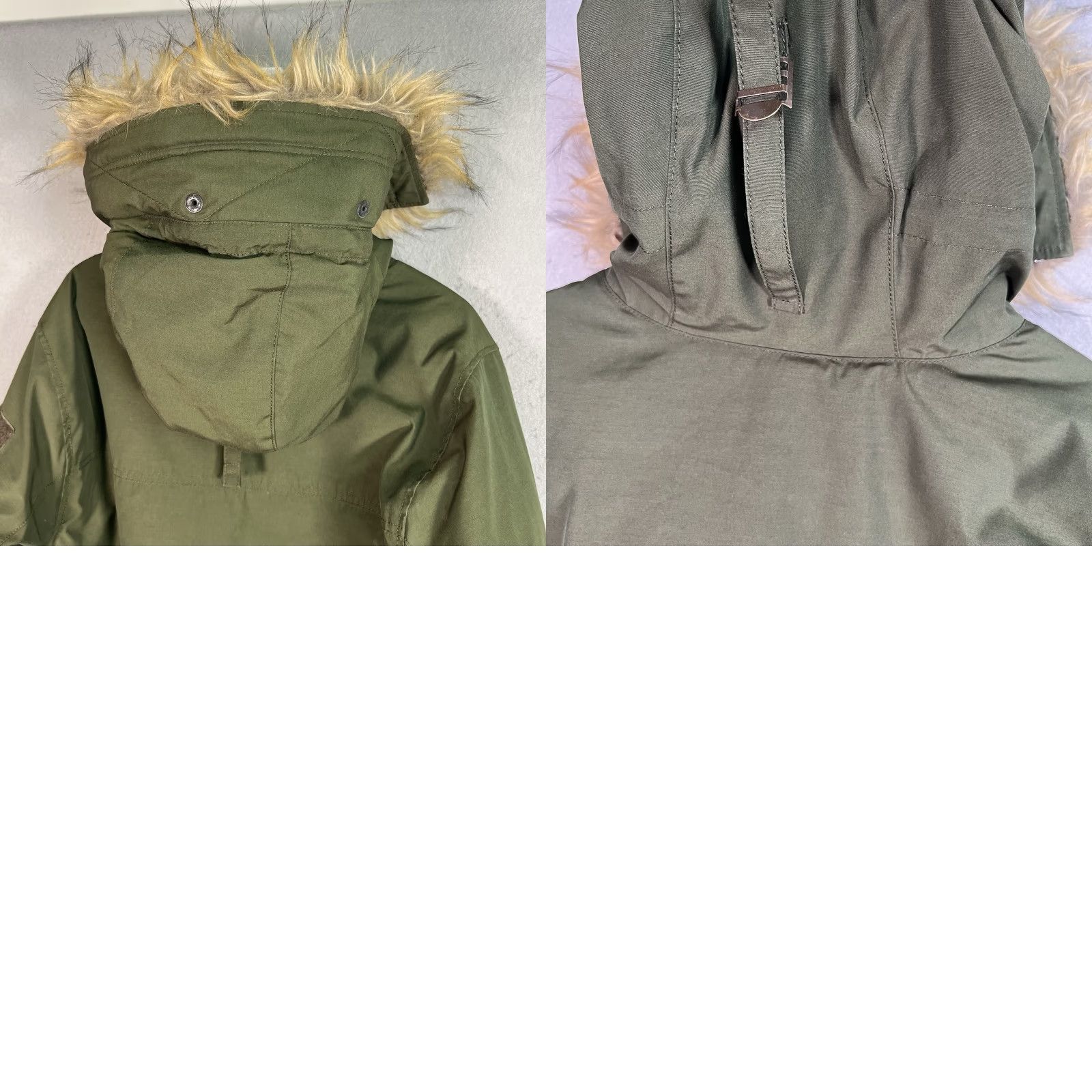 J.Crew VINTAGE J.CREW Nordic Parka Coat Men Small Parka Hooded Dark Olive Green Faux Fur PrimaLoft Size US S / EU 44-46 / 1 - 10 Thumbnail