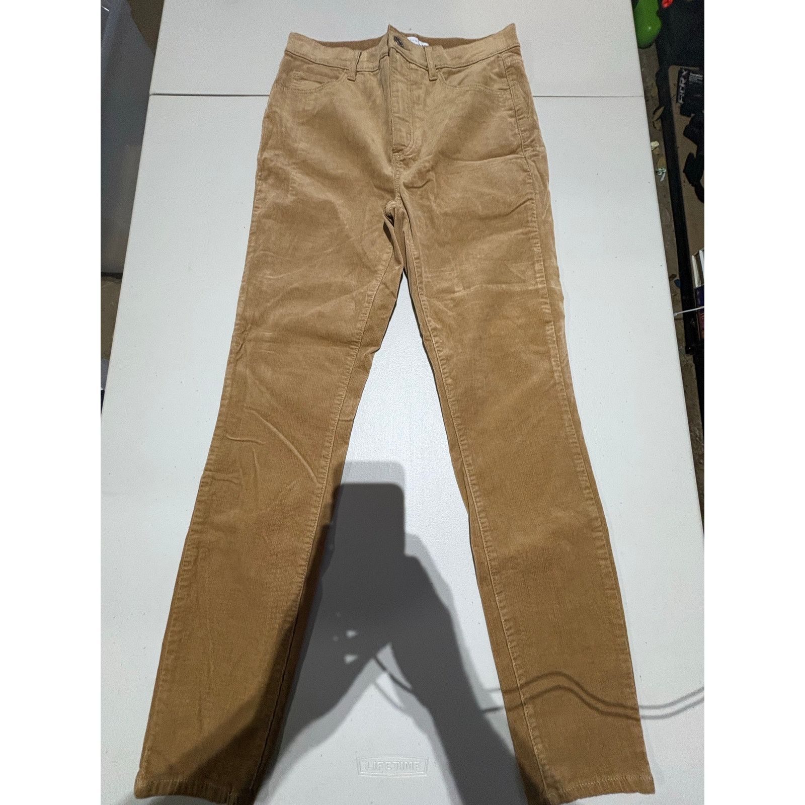 Loft LOFT Women’s Tan Corduroy Pants Size 4 Slim Straight Size 27" / US 4 / IT 40 - 5 Thumbnail