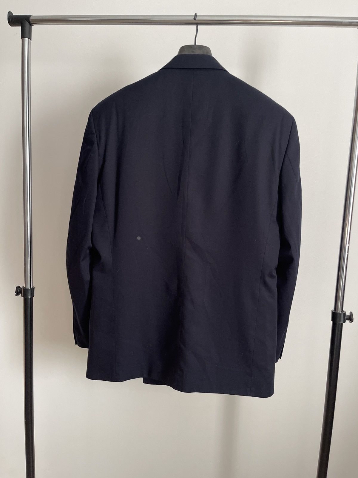 Vintage Vintage double-breasted blazer classic jacket black baccante Size 40R - 4 Thumbnail