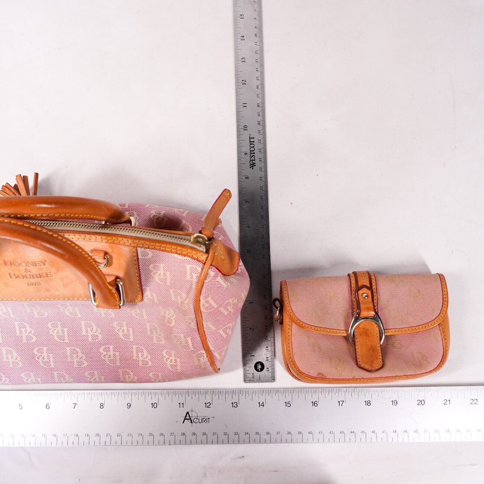 Dooney & Bourke Dooney & Bourke Handbag Purse Clutch Canvas Satchel Bag Size ONE SIZE - 12 Thumbnail