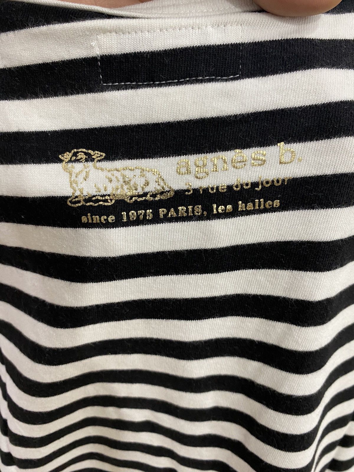 agnes b. Agnes B Made In Japan Stipes Blouse Size M / US 6-8 / IT 42-44 - 4 Thumbnail