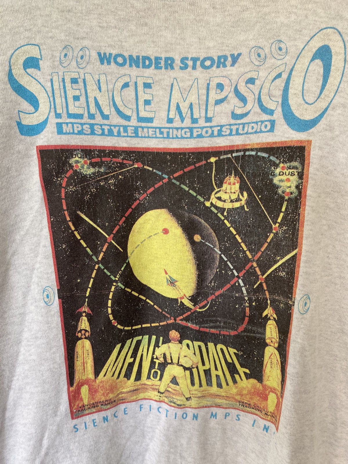 Yoshiyuki Konishi 🔥1990s MPS Japan “Science Fiction “ graphic Size US M / EU 48-50 / 2 - 5 Thumbnail