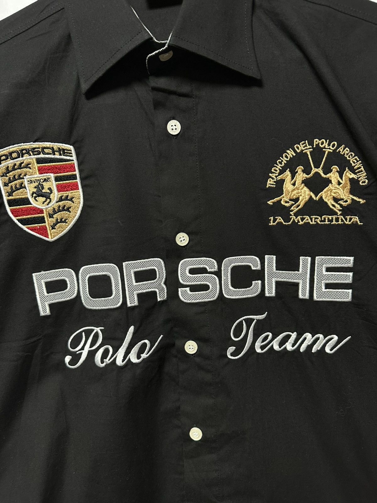 La Martina La Martina Porsche Polo Team Rugby Size US L / EU 52-54 / 3 - 3 Thumbnail