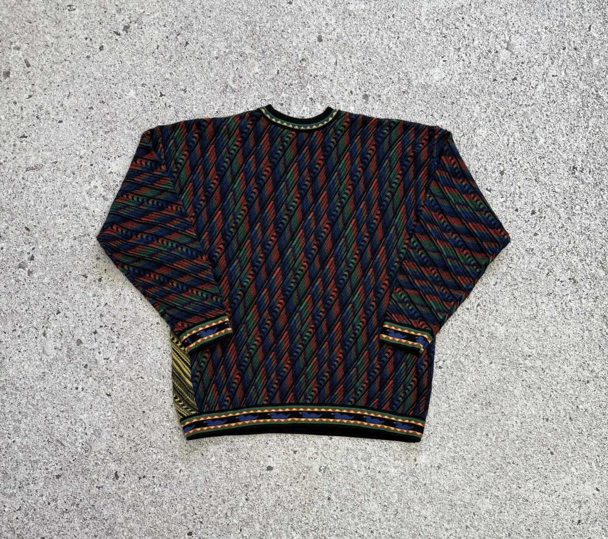 Carlo Colucci × Designer × Japanese Brand Vintage 1990’s Carlo Colucci Japanese Sweater Coogi Style Size US XL / EU 56 / 4 - 6 Thumbnail