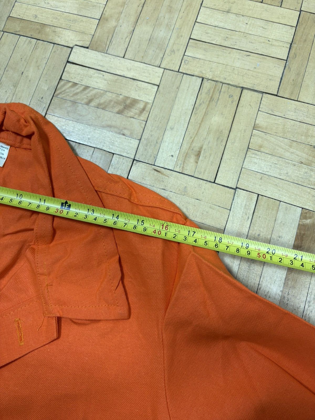 Le Laboureur nos 70s French chore coat orange made in France Size US S / EU 44-46 / 1 - 7 Thumbnail
