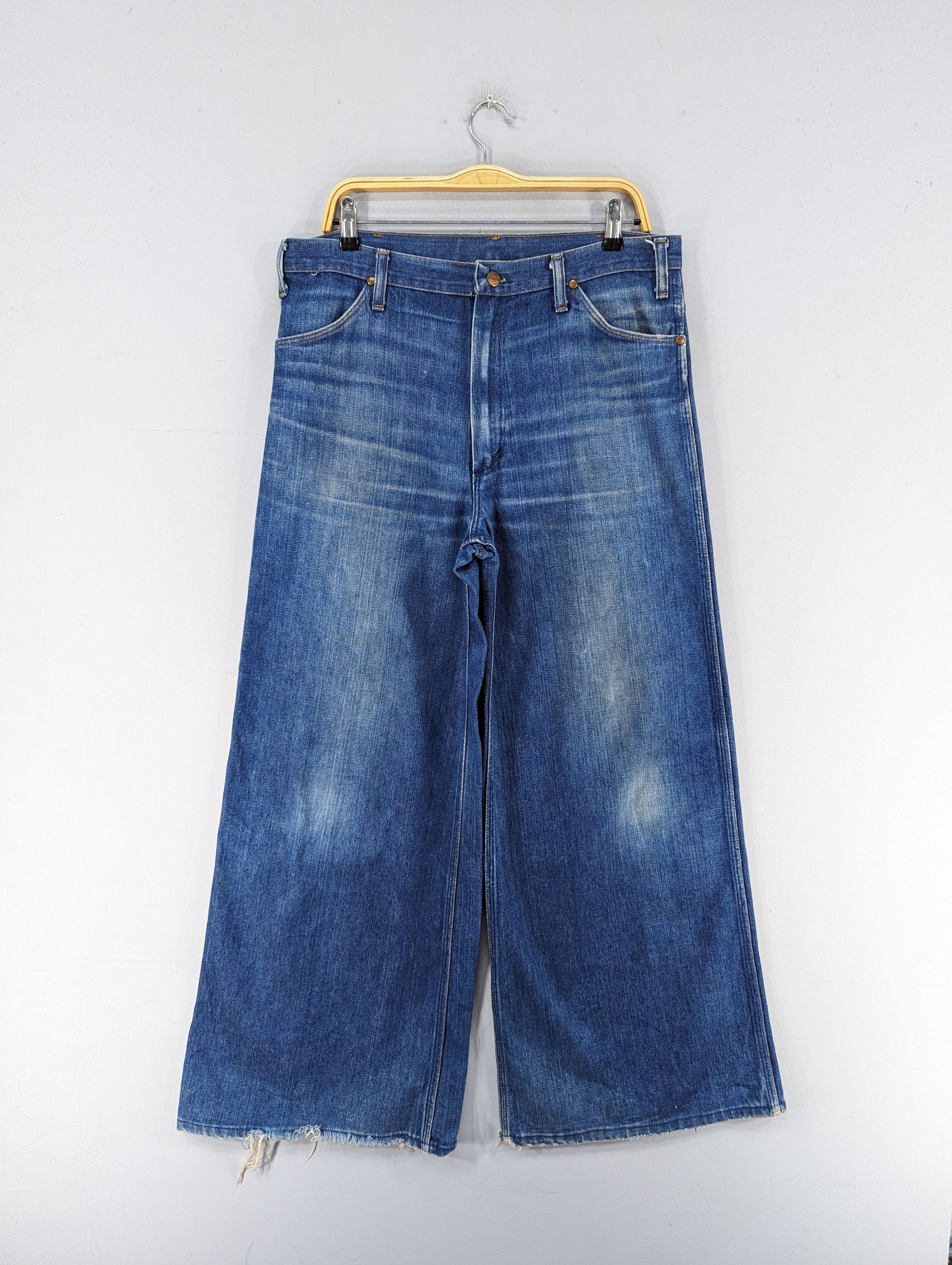 Wrangler Vintage Wrangler Over Baggy Style Denim Jeans Size US 35 - 2 Thumbnail