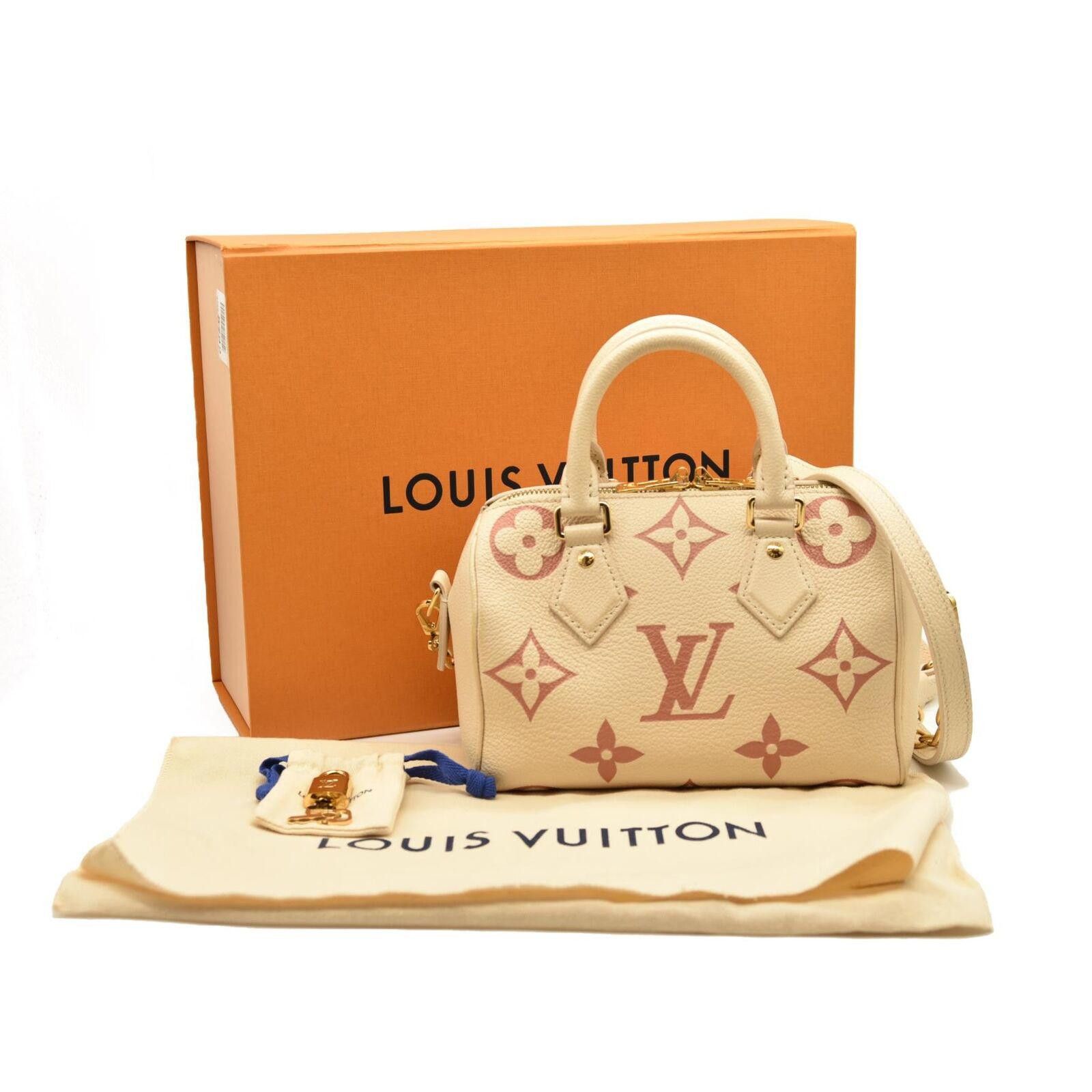 Louis Vuitton Empreinte Monogram Giant Speedy Bandouliere 20