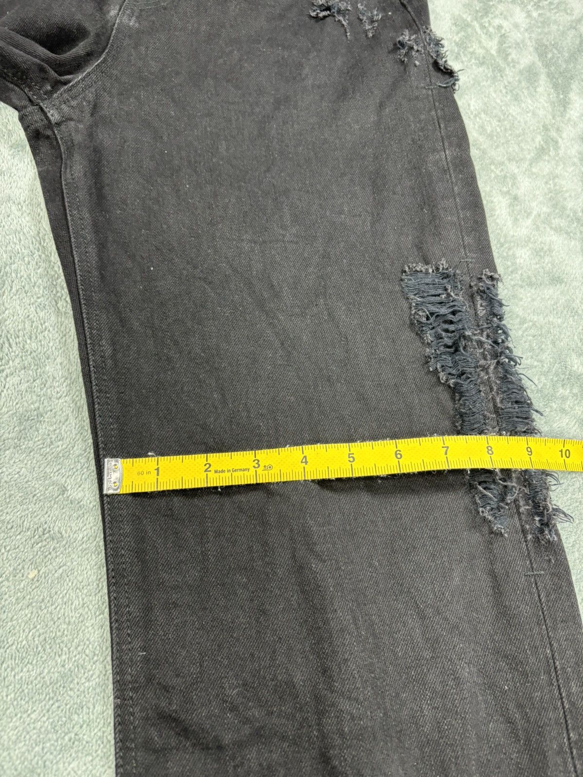 14th Addiction Gyda Superbalck Distressed Denim Jeans. S0164 Size US 27 - 14 Thumbnail