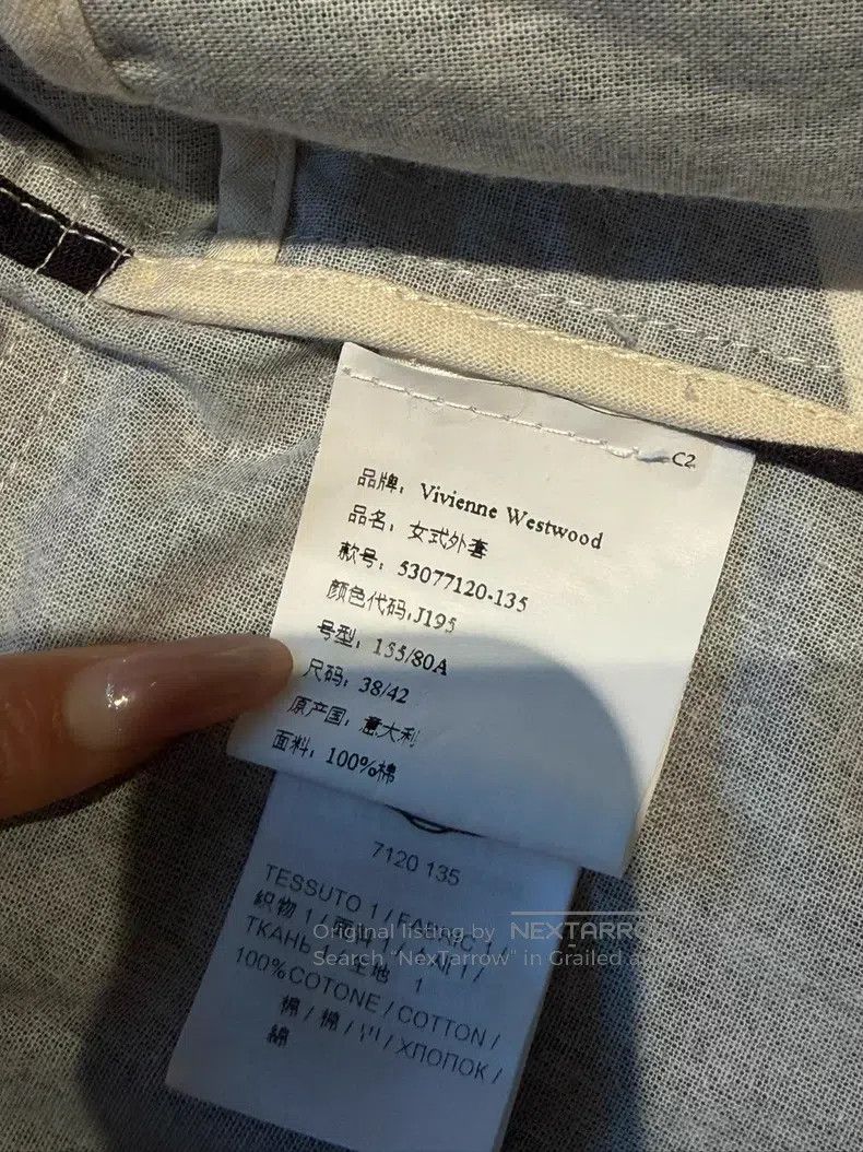 Vivienne Westwood Vivienne Westwood Black and White Contrasting Short Windbr Size XS / US 0-2 / IT 36-38 - 3 Thumbnail