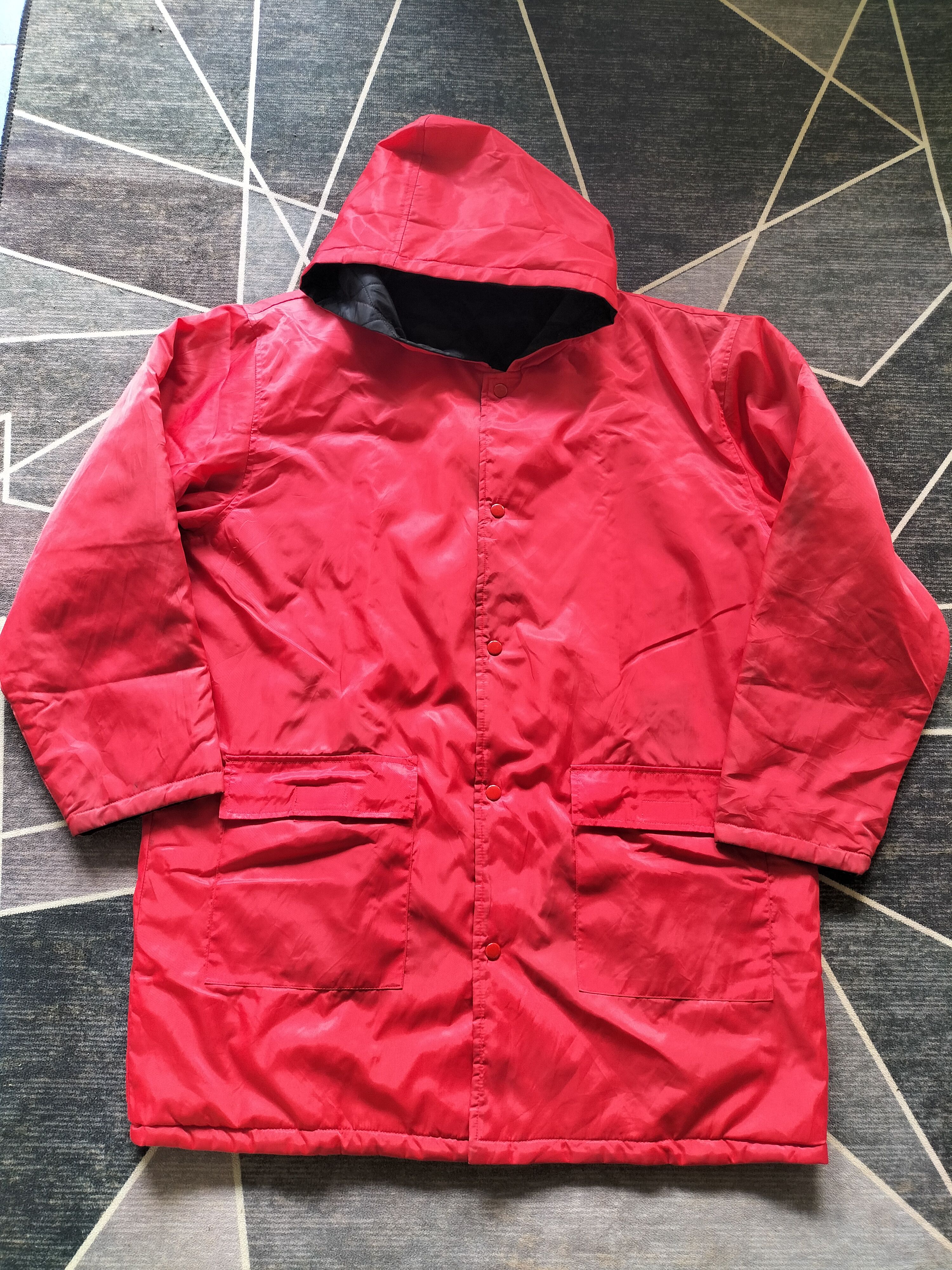 Vintage Vintage 90s Toyota European Reversible Rain coat Puff Hoodie Size US XL / EU 56 / 4 - 2 Thumbnail