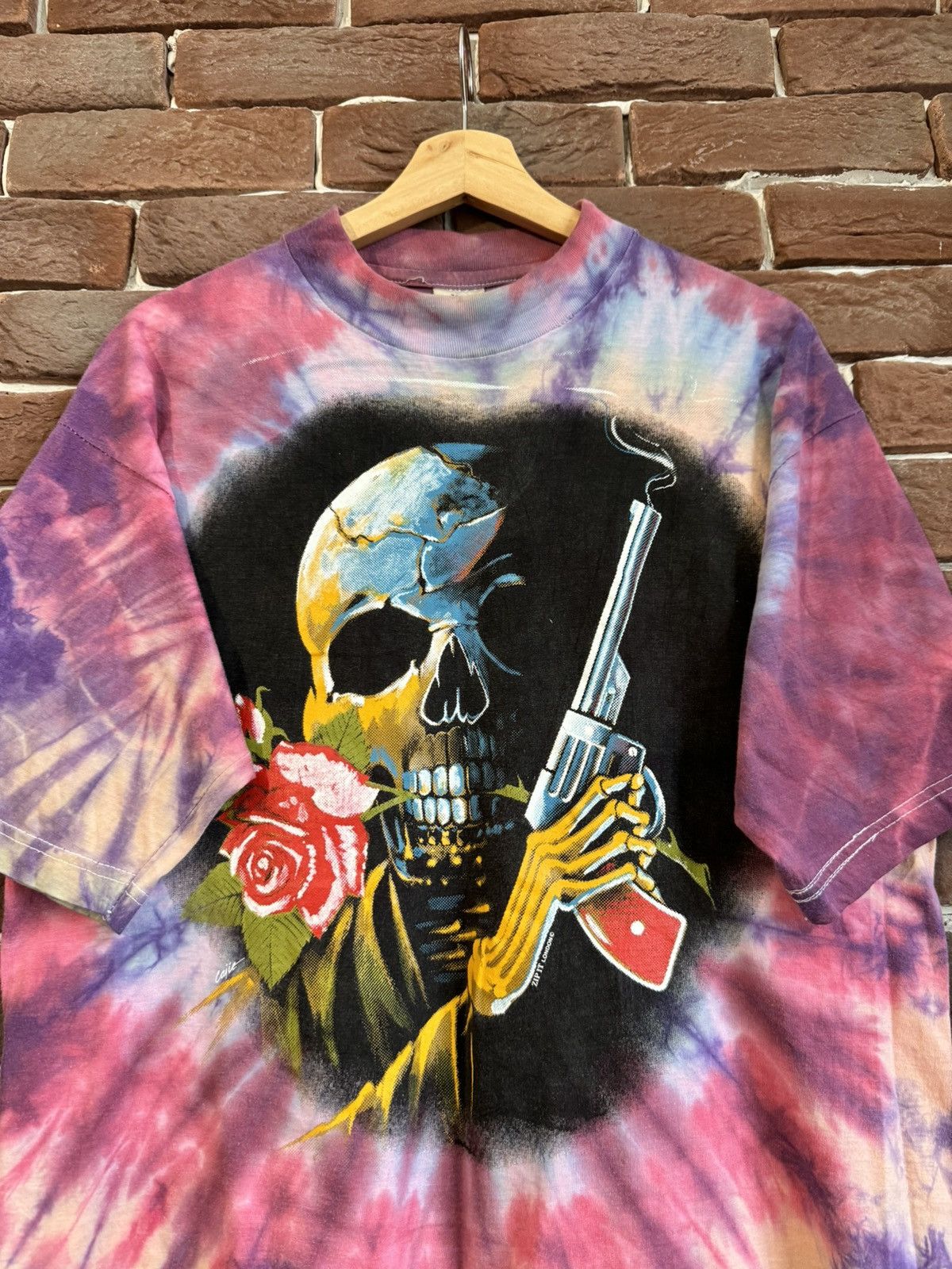 Band Tees Rare Vintage 90s Guns N Roses Rock Band Tshirt Axl Rose Hype Size US XL / EU 56 / 4 - 3 Thumbnail