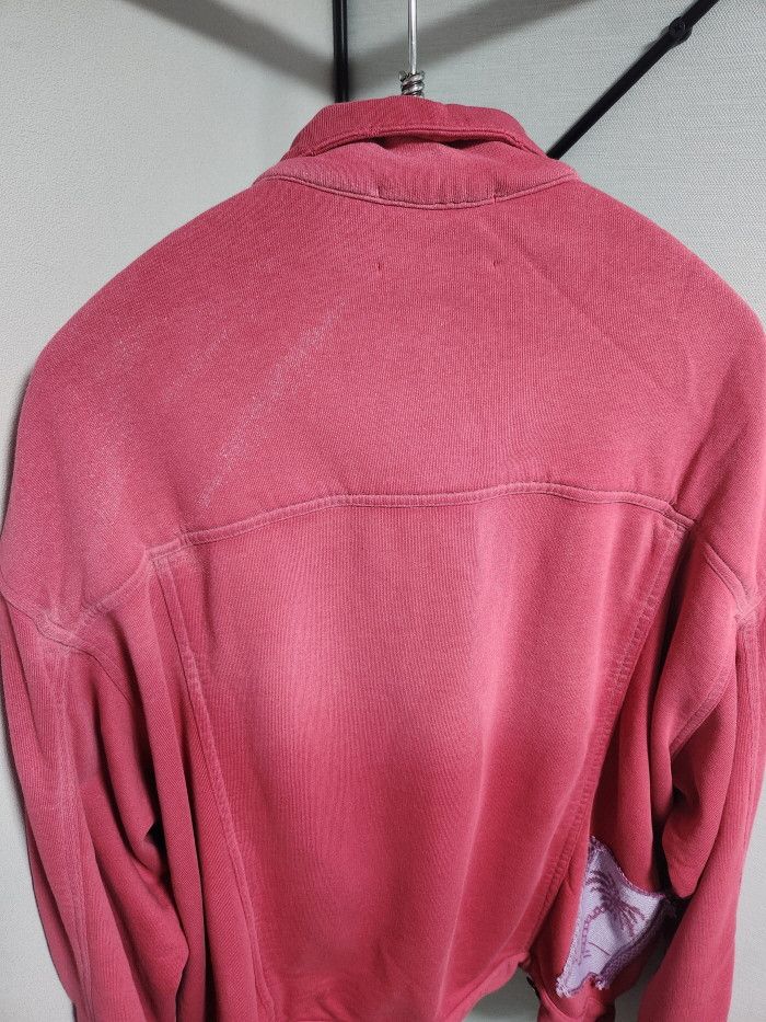 Laneus LANEUS Peacock Pink Oversized Trucker JACKET Size M / US 6-8 / IT 42-44 - 7 Thumbnail