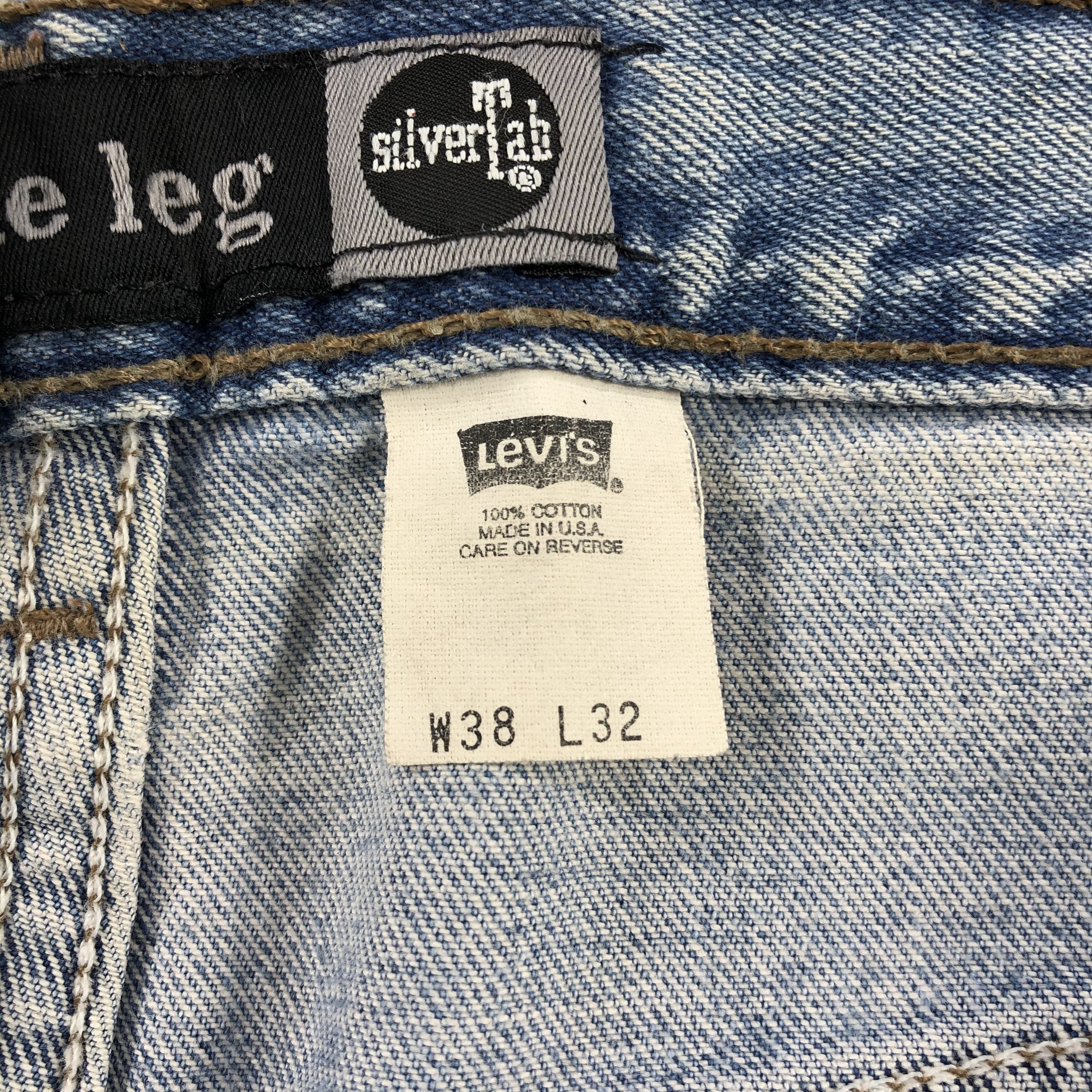 Levi's × Vintage Vintage 90s Blue Wash Levis SilverTab Jeans-JM2529 Size US 39 - 13 Thumbnail