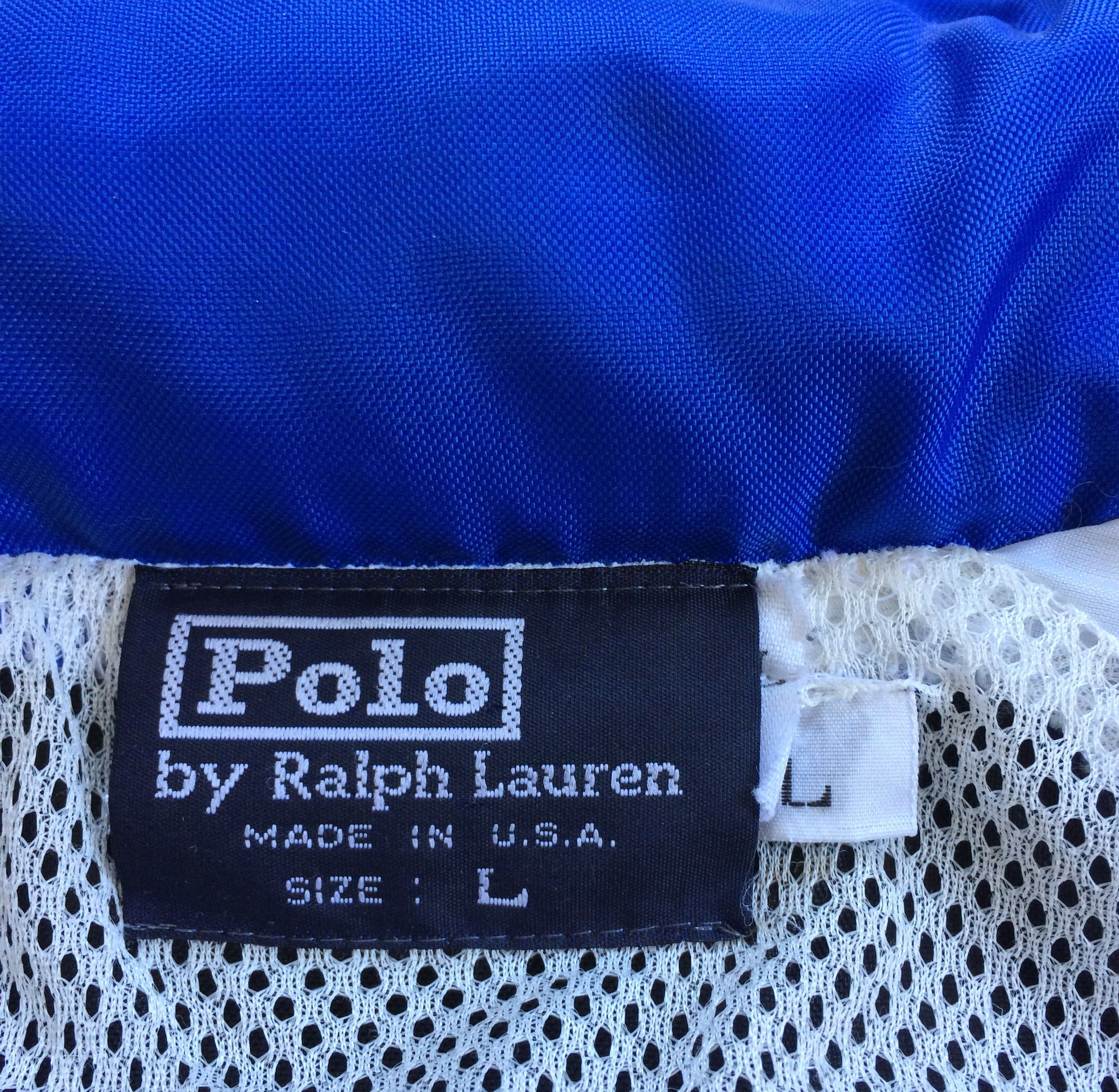 Polo Ralph Lauren Vintage 90s Ralph Lauren Polo Sport USA Patch Jacket Size US L / EU 52-54 / 3 - 6 Thumbnail