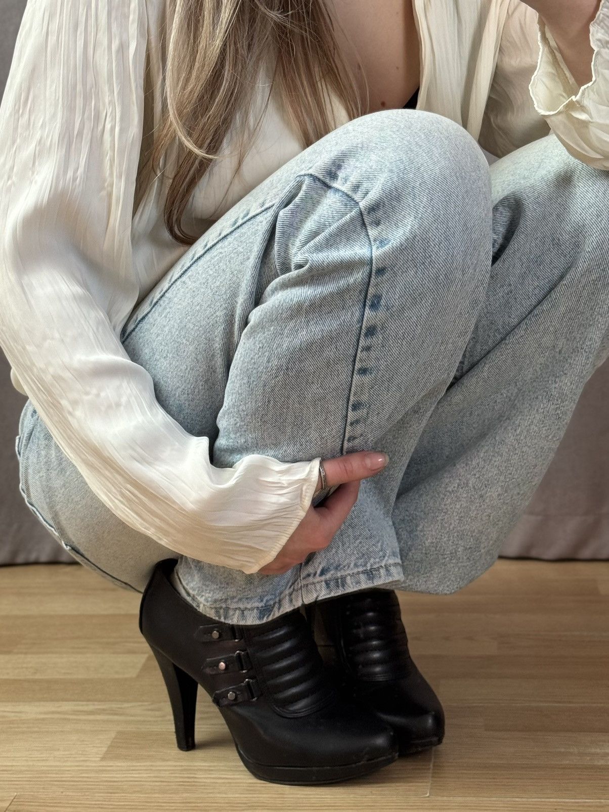 A.S.98 Vintage Leather Boots High Heel Y2k Avantgarde IfSixWasNine Size US 8 / IT 38 - 6 Thumbnail