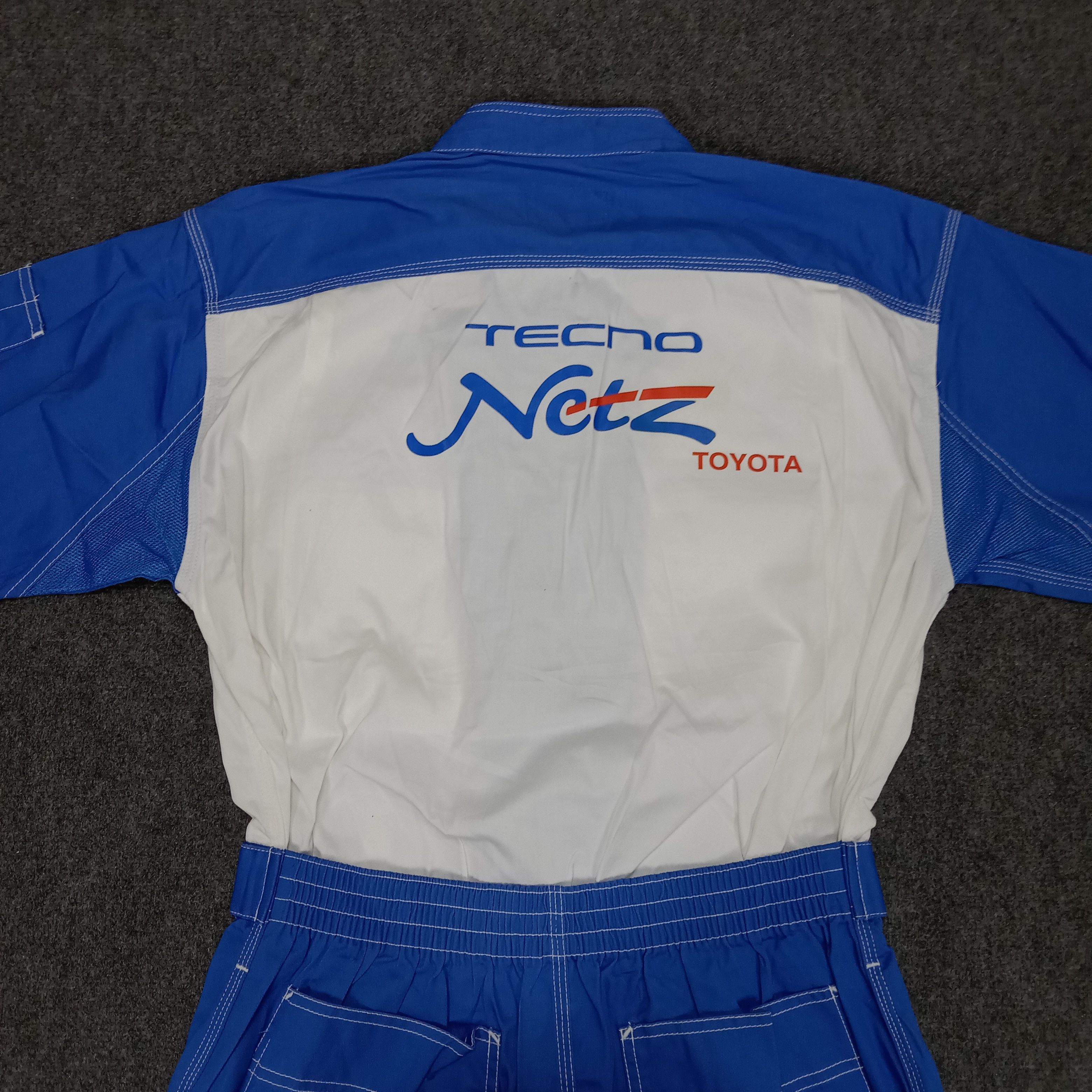 Japanese Brand × Vintage Toyota Tecno Netz Japanese Racing Team Coverall Jacket Size US M / EU 48-50 / 2 - 4 Thumbnail