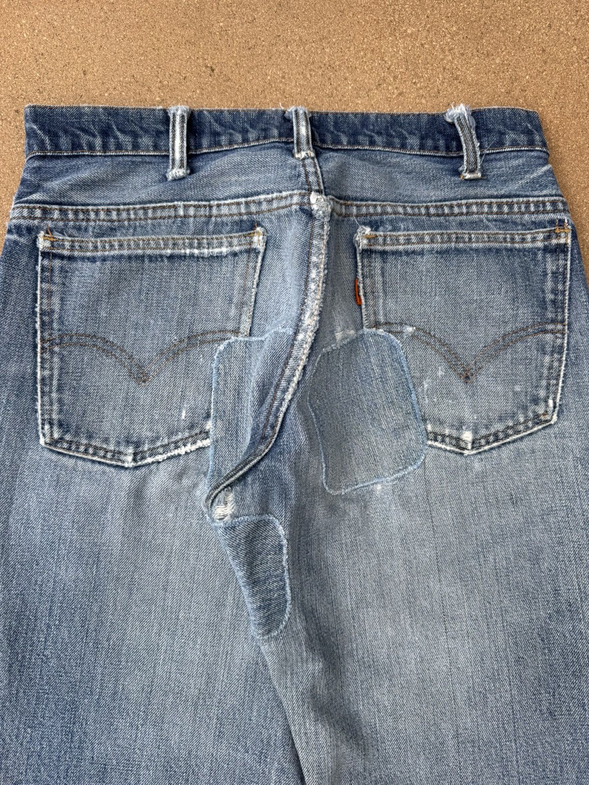 Levi's Vtg 70’s Levi’s 684 Orange Tab Bellbottom Flare Jeans 30x29 Size US 30 / EU 46 - 7 Thumbnail