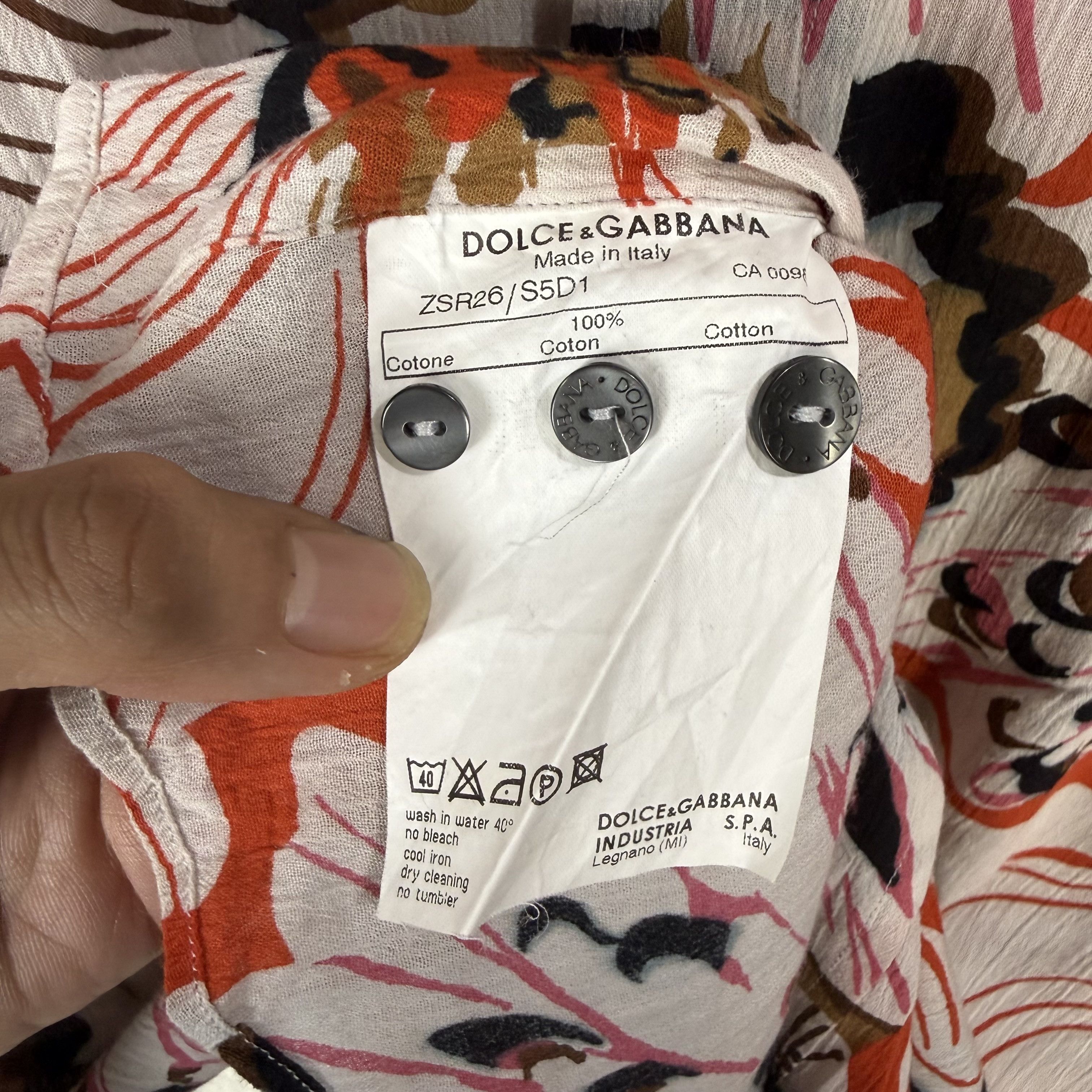 Dolce & Gabbana Dolce & Gabbana D&G Shirt Size US S / EU 44-46 / 1 - 8 Thumbnail