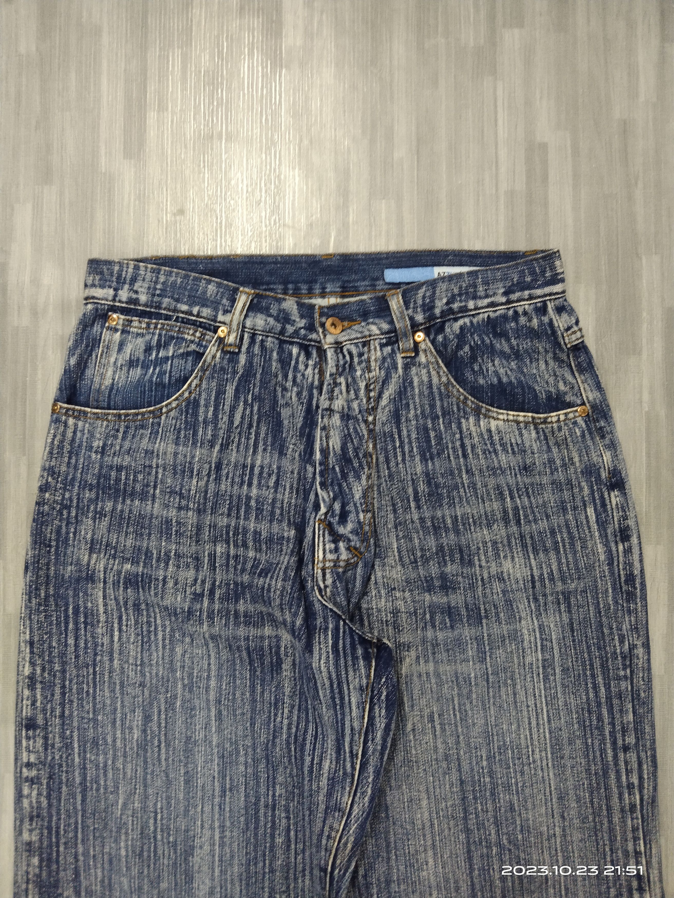 Japanese Brand WIDE PANTS BAGGY🔥SICK AZZURE DENIM Size US 33 - 4 Thumbnail