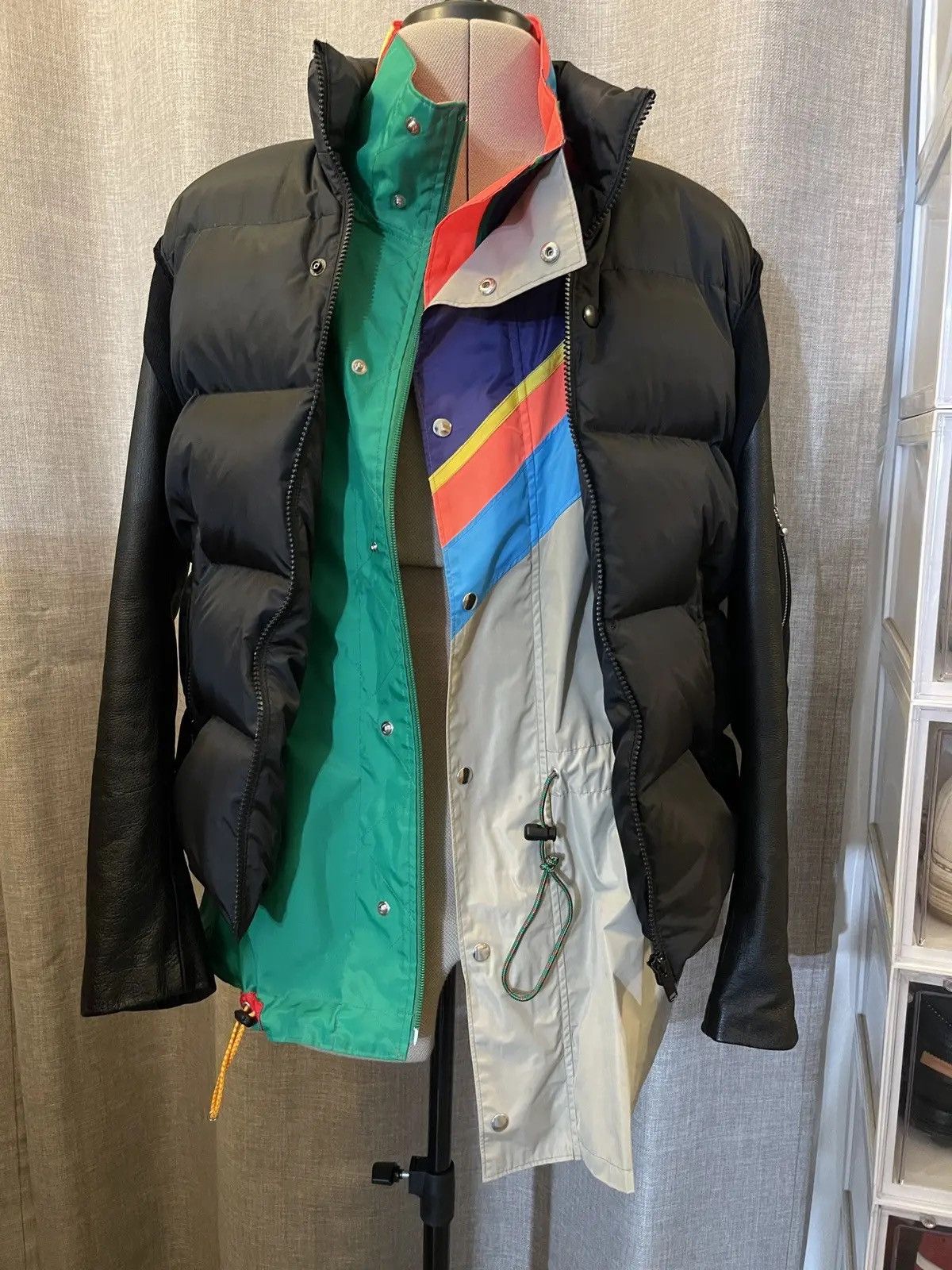 Undercover Undercover x kolor 30th leather sleeve jacket Size US L / EU 52-54 / 3 - 1 Thumbnail