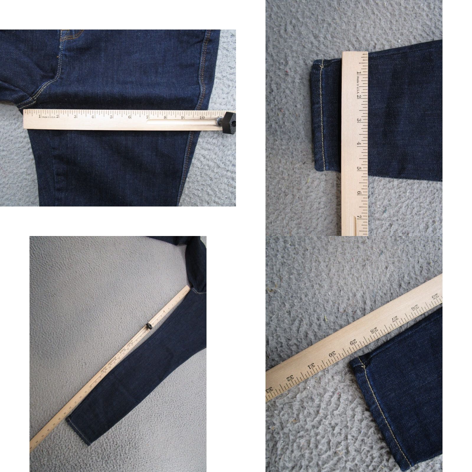 Flag & Anthem VINTAGE Flag & Anthem Premium Denim Dark Wash High Rise Skinny Jeans Women's Size 10 Size 32" / US 10 / IT 46 - 8 Thumbnail