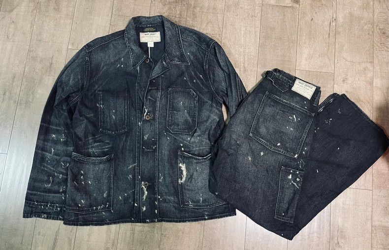 RRL Ralph Lauren RRL Ralph Lauren Limited edition workwear denim denim dist Size US M / EU 48-50 / 2 - 7 Thumbnail