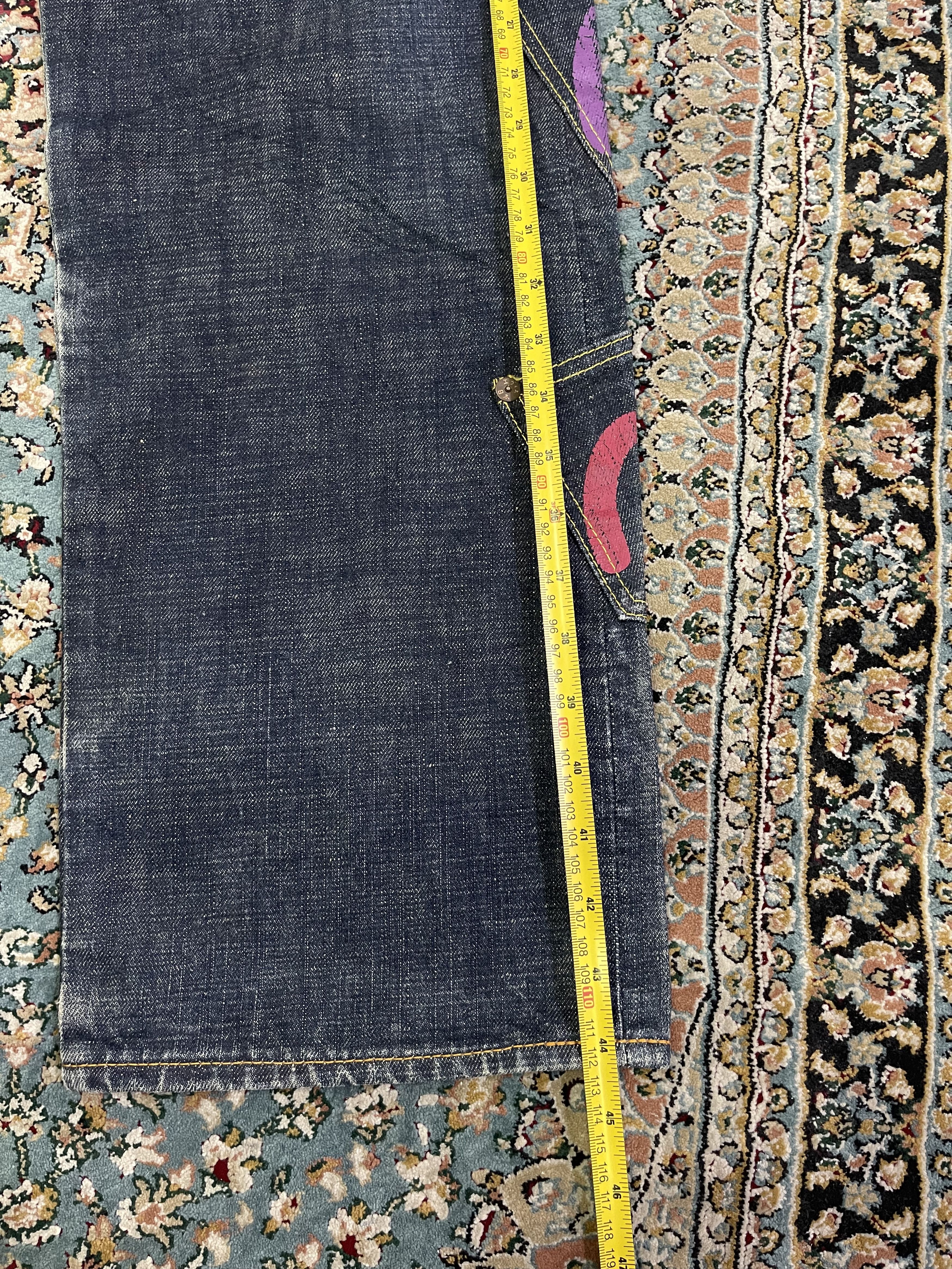 Evisu Vtg RARE Evisu Multipocket Underlicense China Selvedge sz 34 Size US 34 / EU 50 - 10 Thumbnail