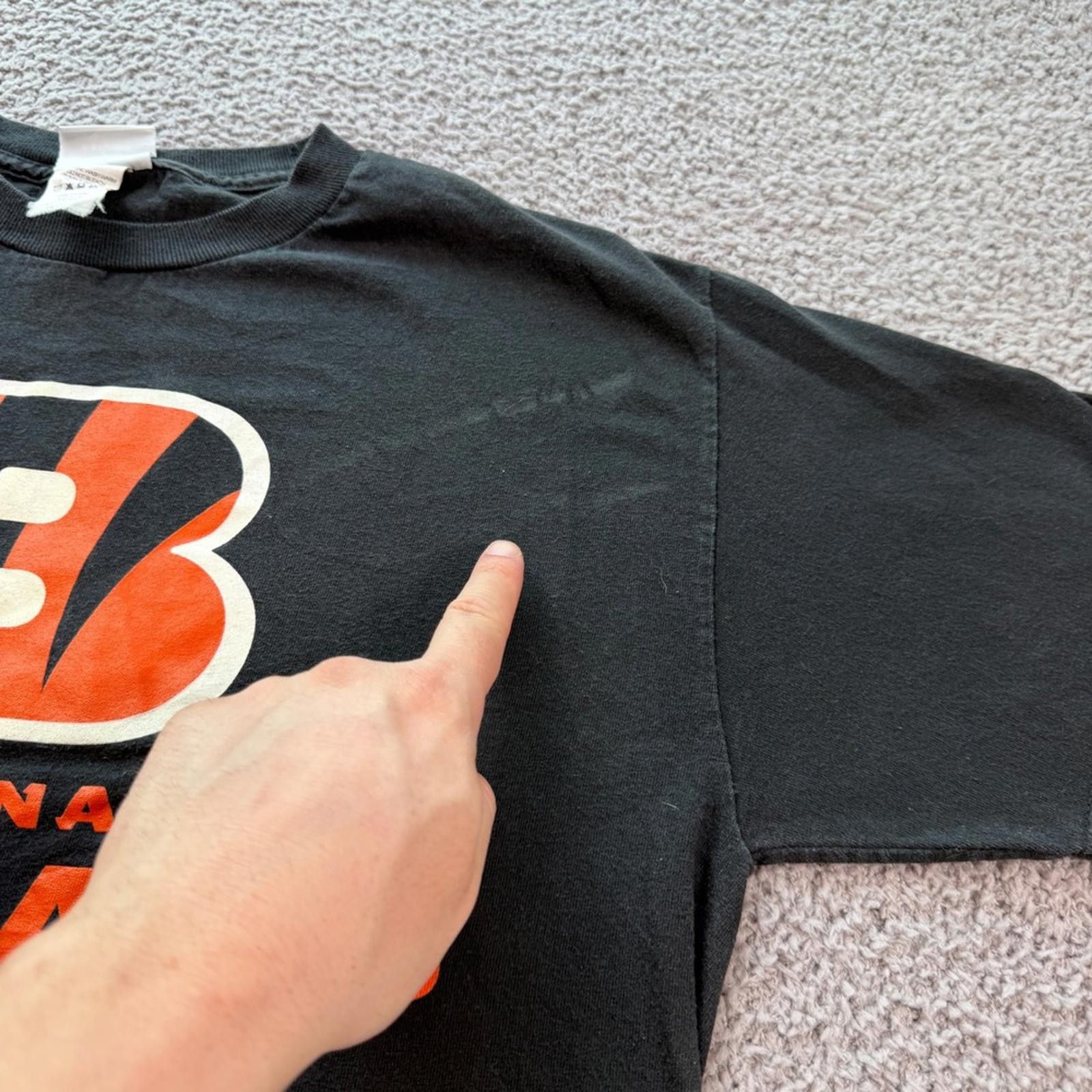 Other Cincinnati Bengals T Shirt Men M Black Logo NFL Team Apparel Size US M / EU 48-50 / 2 - 6 Thumbnail