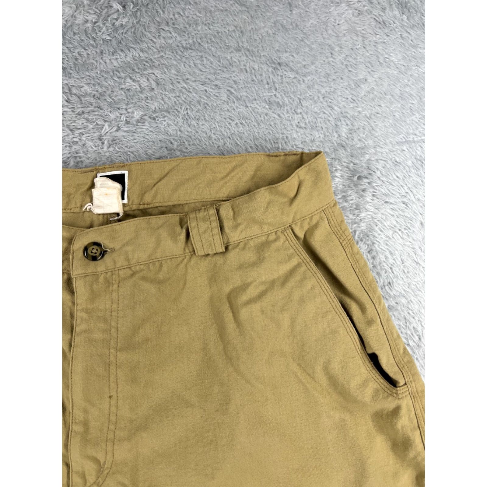 The North Face The North Face Short Men 38 Beige Nylon Polyester Zipper Pocket Cargo 7 Inseam Regular 38x7 Chino Canvas Golf Casual Travel Size US 38 / EU 54 - 5 Thumbnail