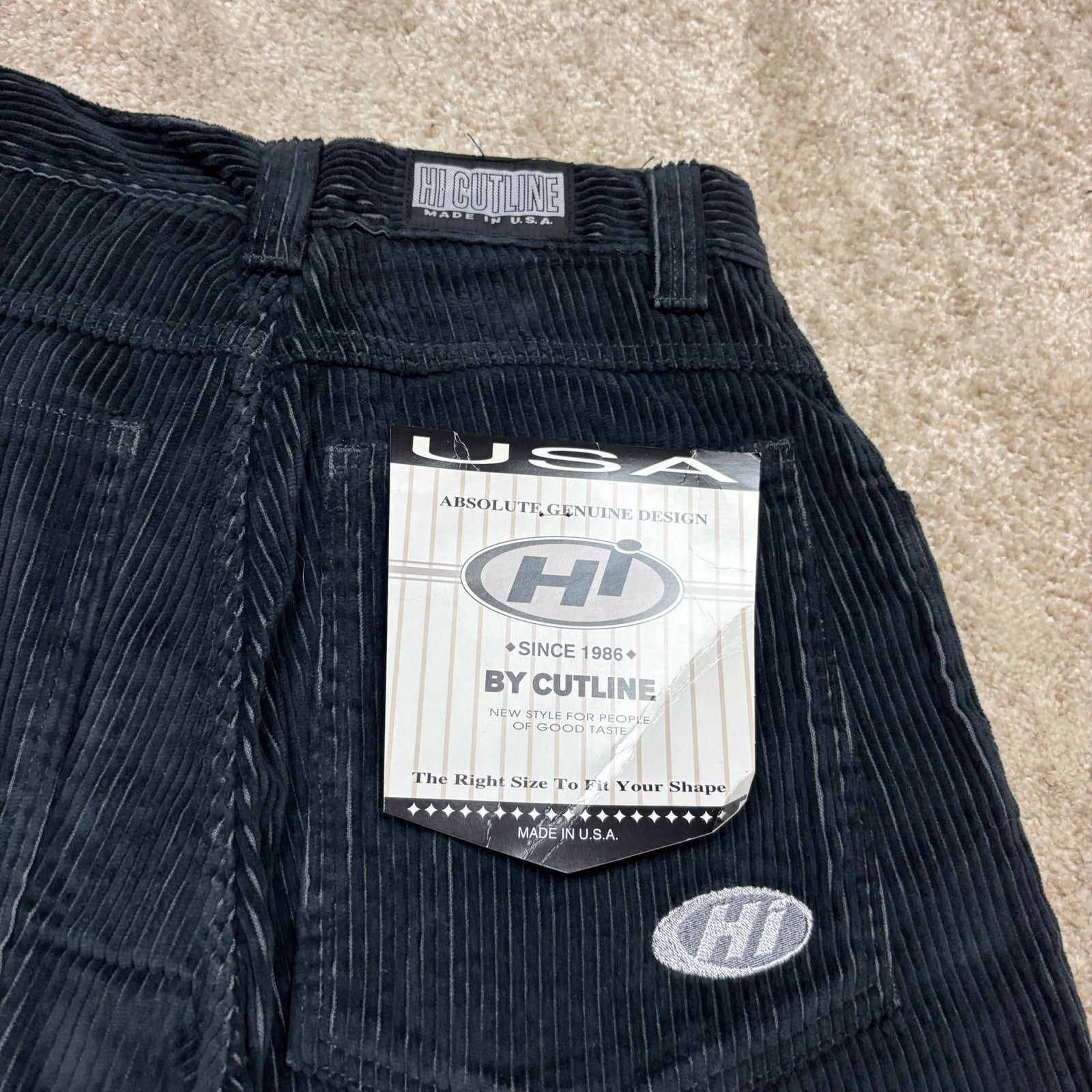 Vintage NWT Deadstock Vintage Hi Cutline Corduroy Baggy Pants 30x31 Size US 30 / EU 46 - 5 Thumbnail