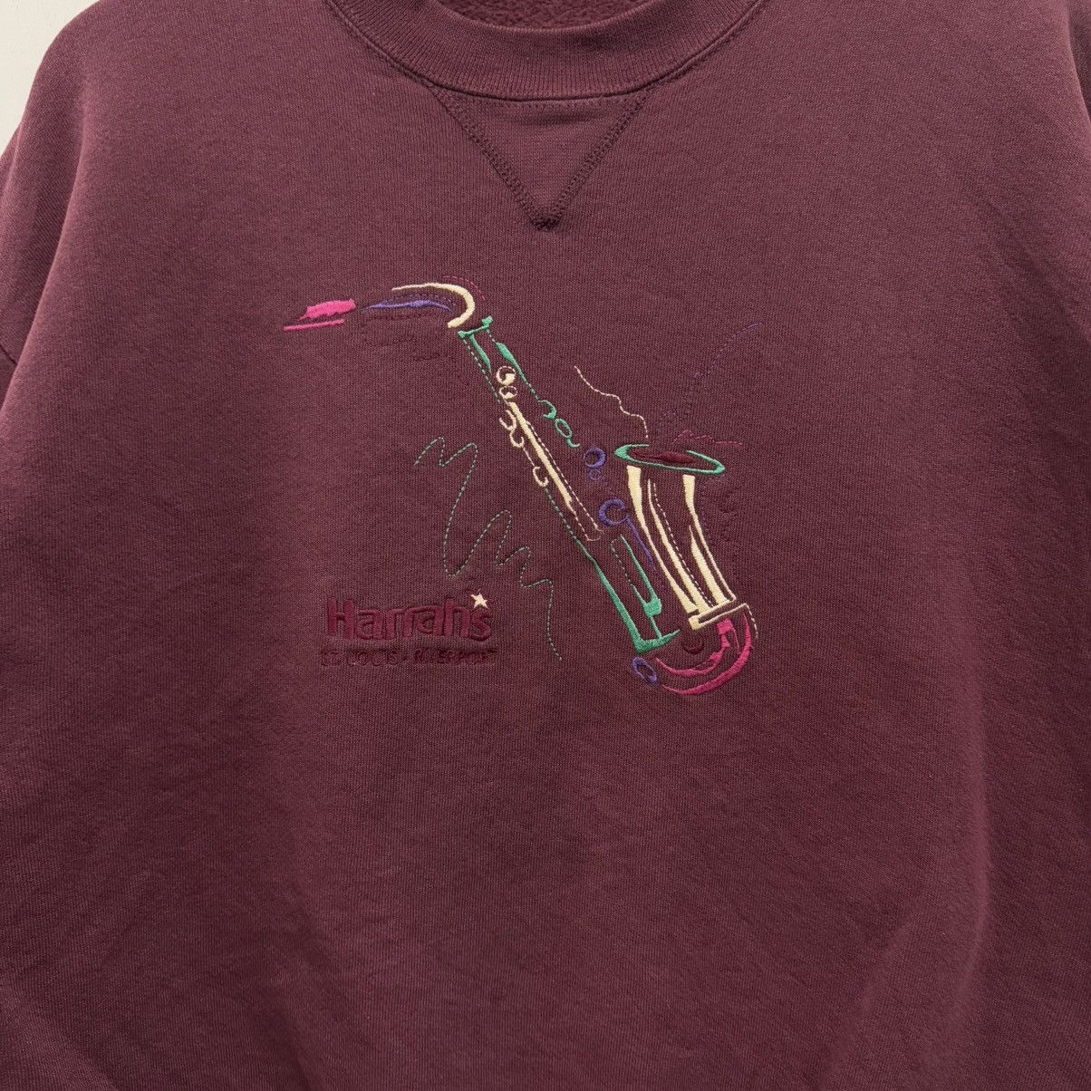Vintage Vintage 80s Saxophone Sweatshirt Pullover Size US L / EU 52-54 / 3 - 2 Thumbnail