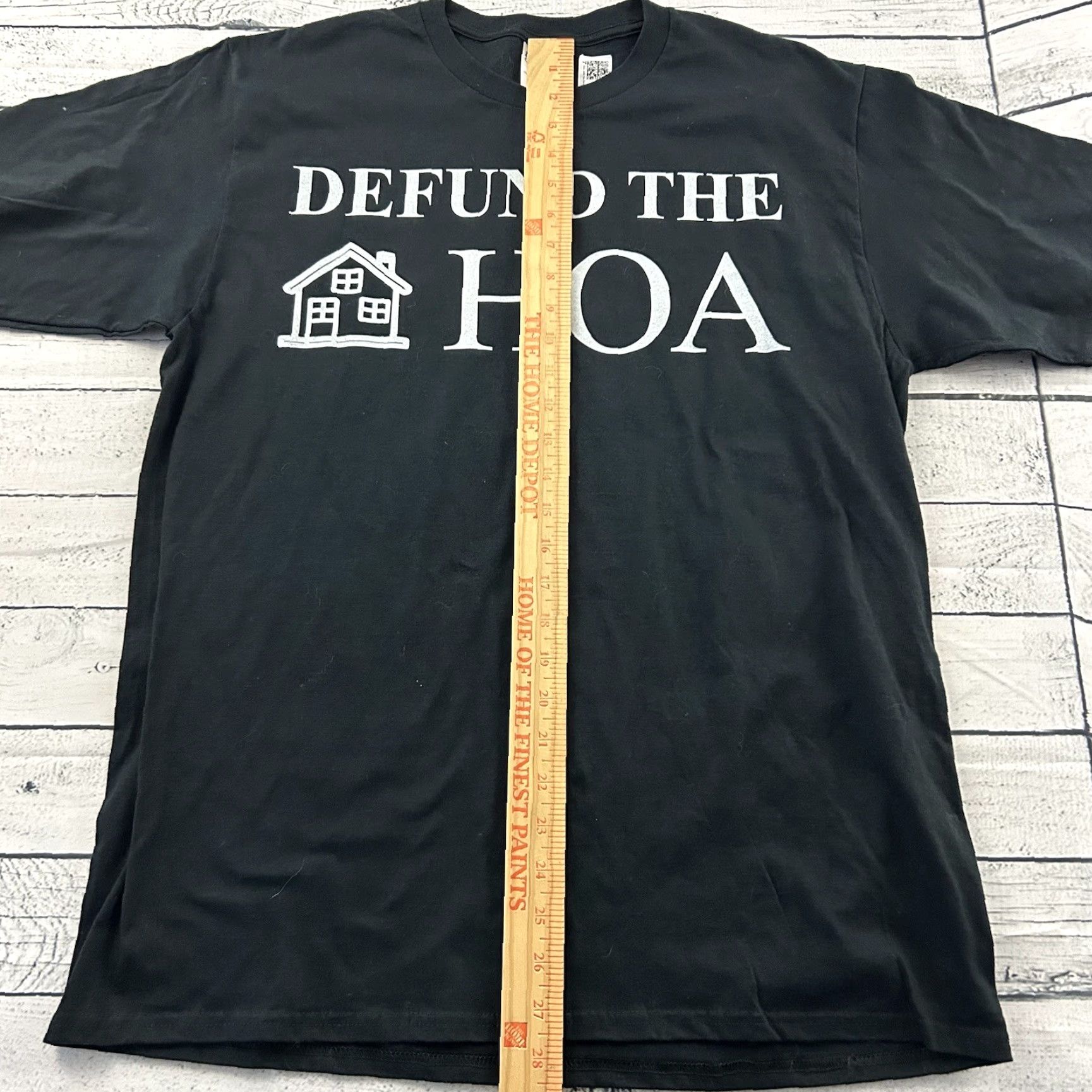 Port & Company Port & Company New Defund The HOA Short Sleeve T Shirt Mens Large Black Size US L / EU 52-54 / 3 - 3 Thumbnail