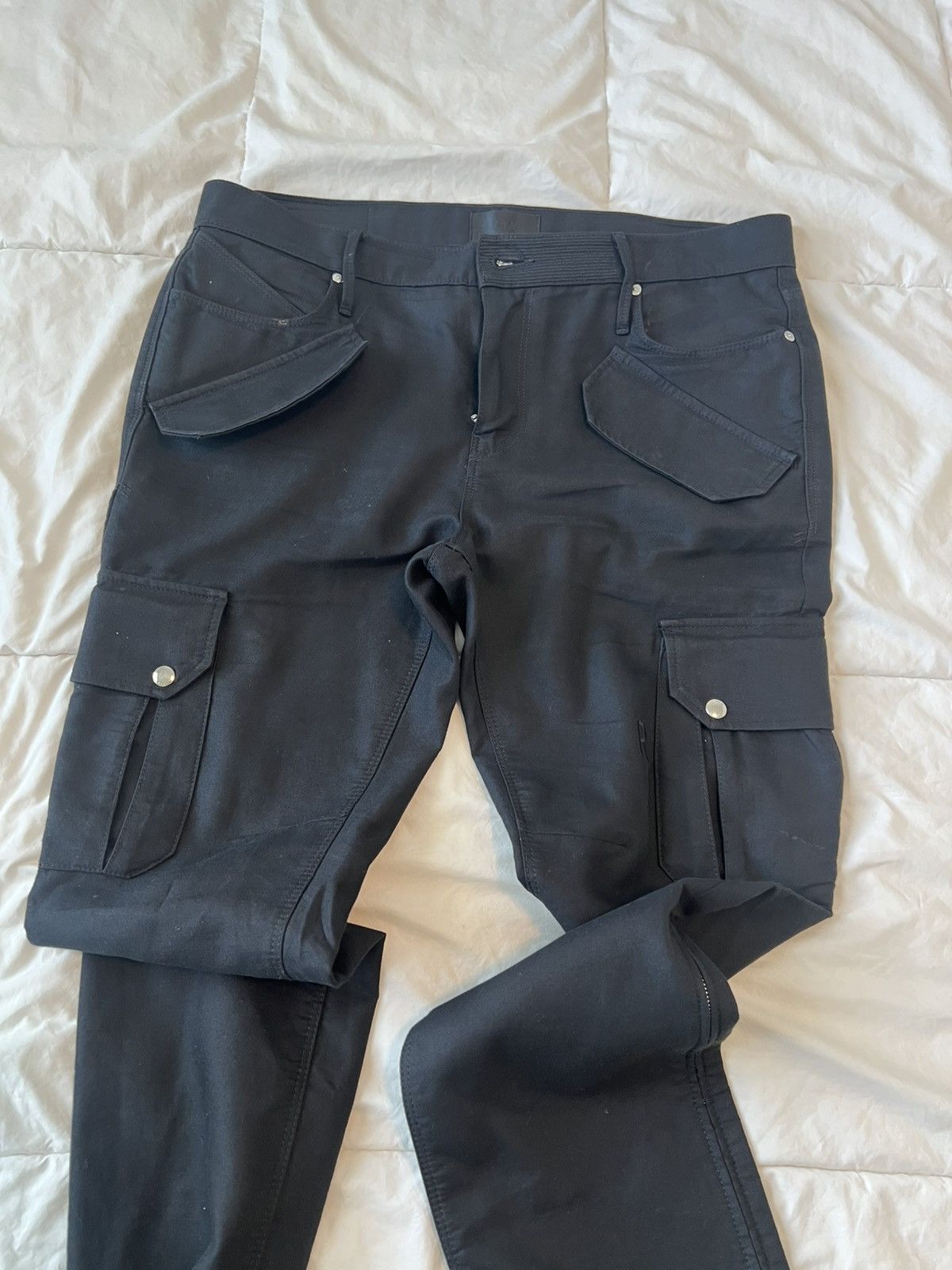 Rta RTA Black Skinny Cargo Pants – Size 32 Size US 32 / EU 48 - 1 Thumbnail