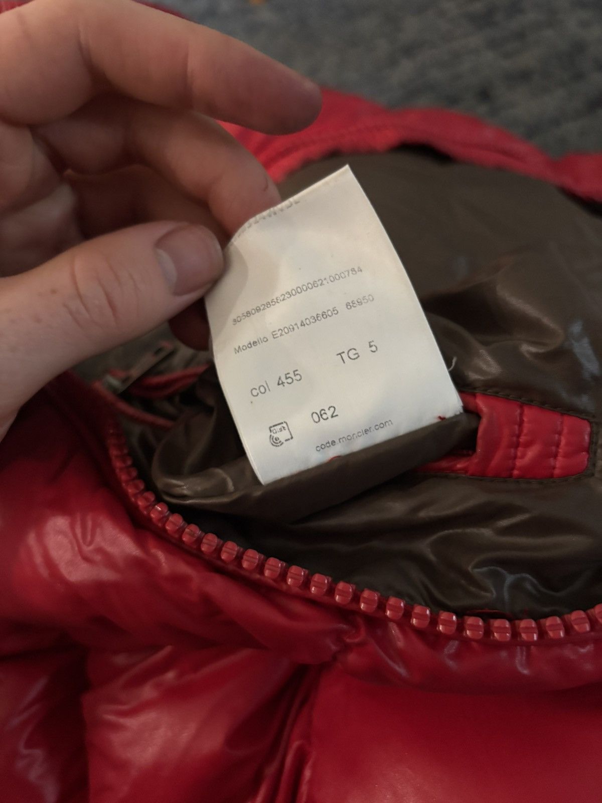 Moncler Red Maya Giubbotto Puffer Jacket Size US XL / EU 56 / 4 - 10 Thumbnail