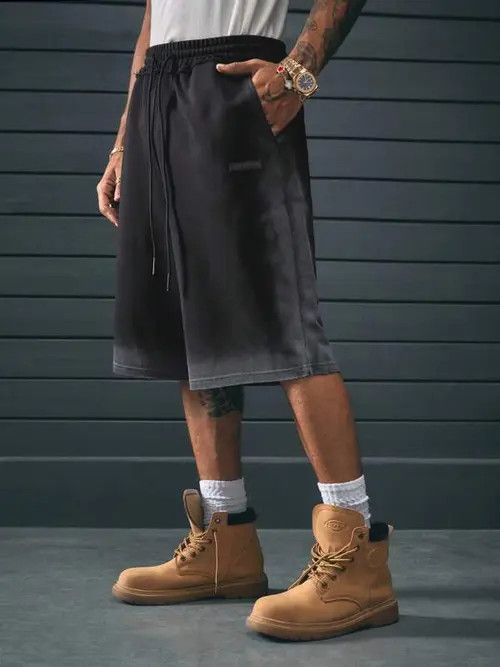 Jean × Vintage Washed Y2K Drip shorts Size US 30 / EU 46 - 1 Thumbnail