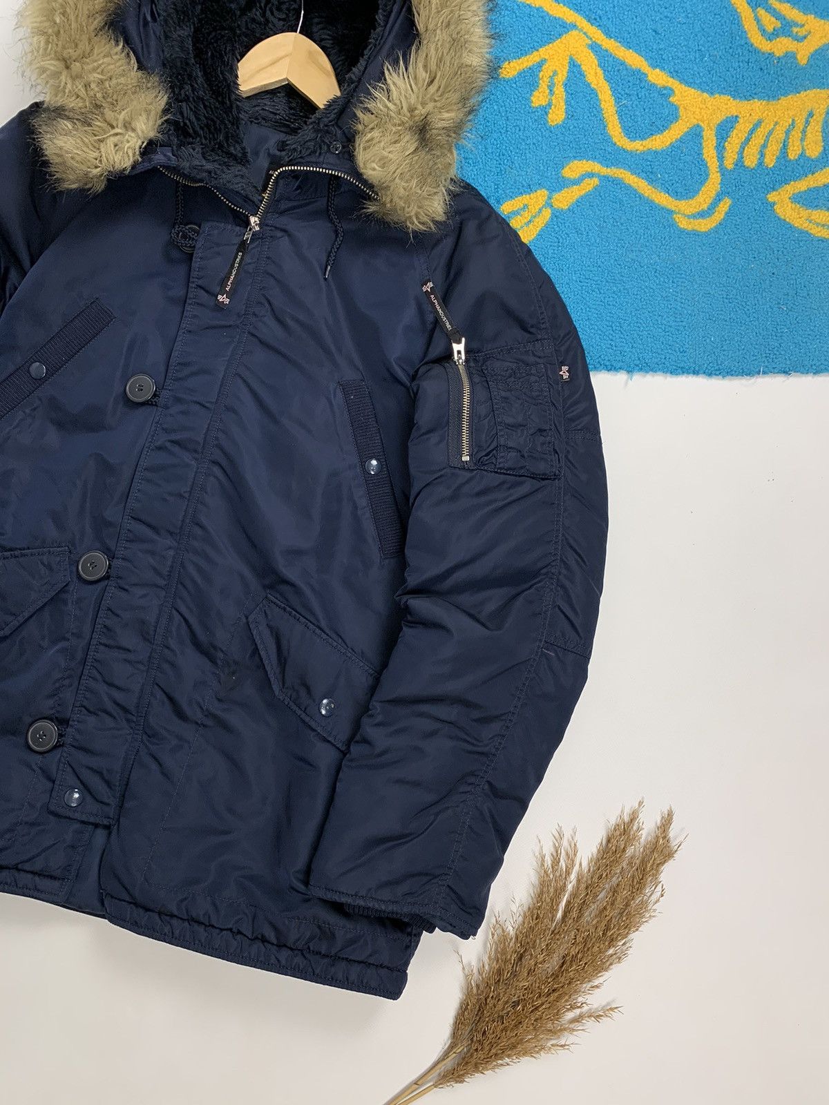 Alpha Industries × Vintage Vintage Alpha Industries Wmn’s Parka Jacket Size XL / US 12-14 / IT 48-50 - 2 Thumbnail