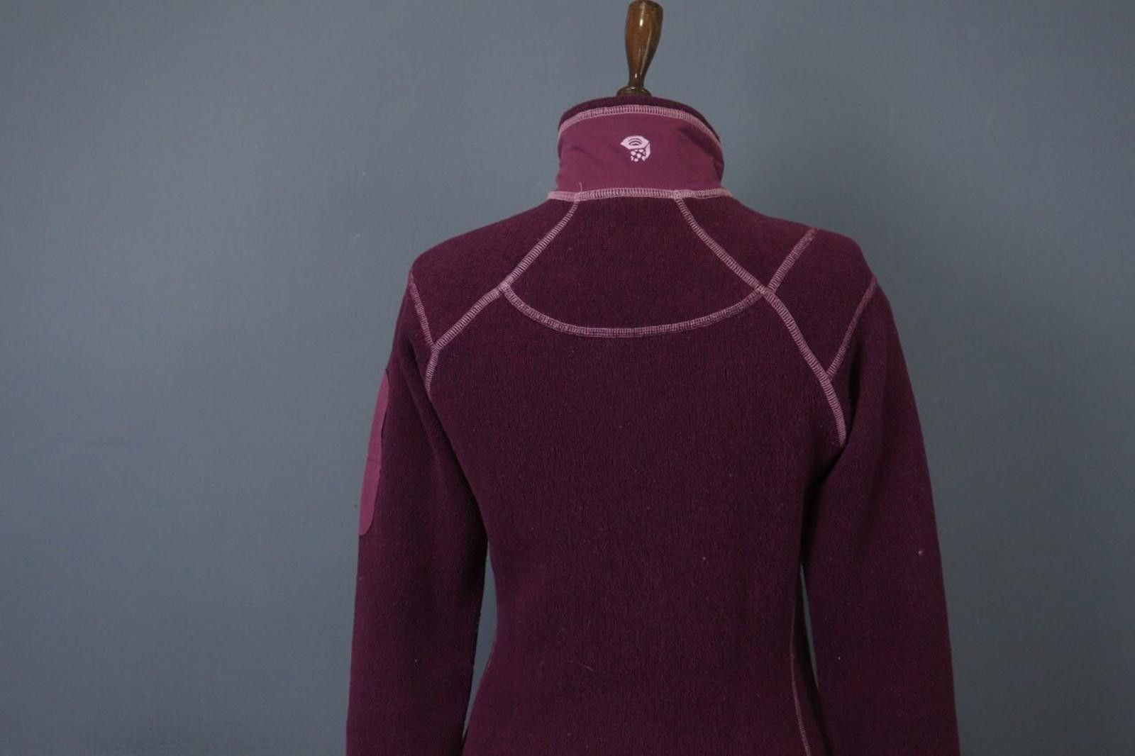Mountain Hardwear Mountain Hardwear Burgundy Fleece Full Zip Jacket Size M Size M / US 6-8 / IT 42-44 - 11 Thumbnail