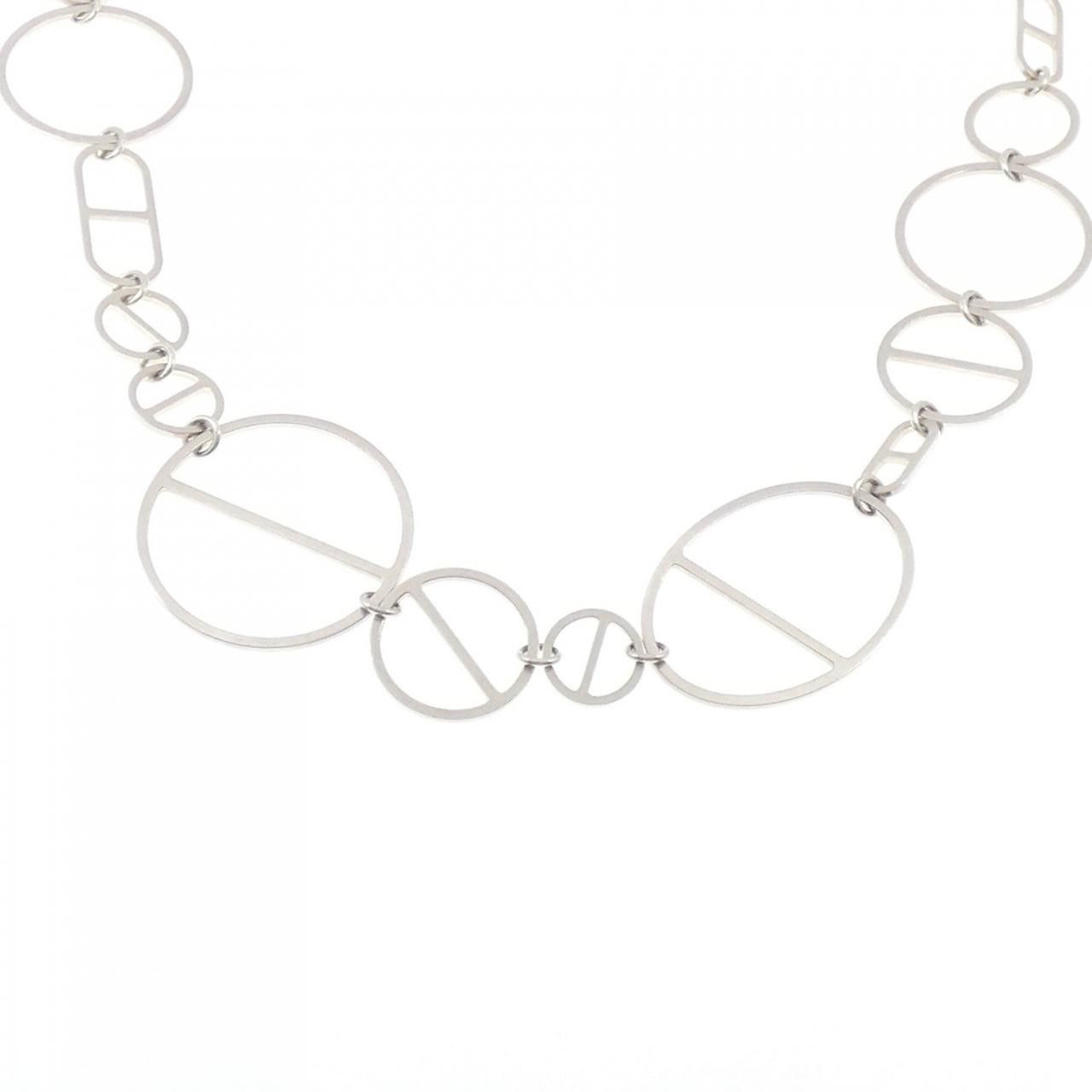Hermes Hermes Hermes 925 Silver Necklace Precious Metal Necklace DUTY FREE for USA Size ONE SIZE - 1 Thumbnail