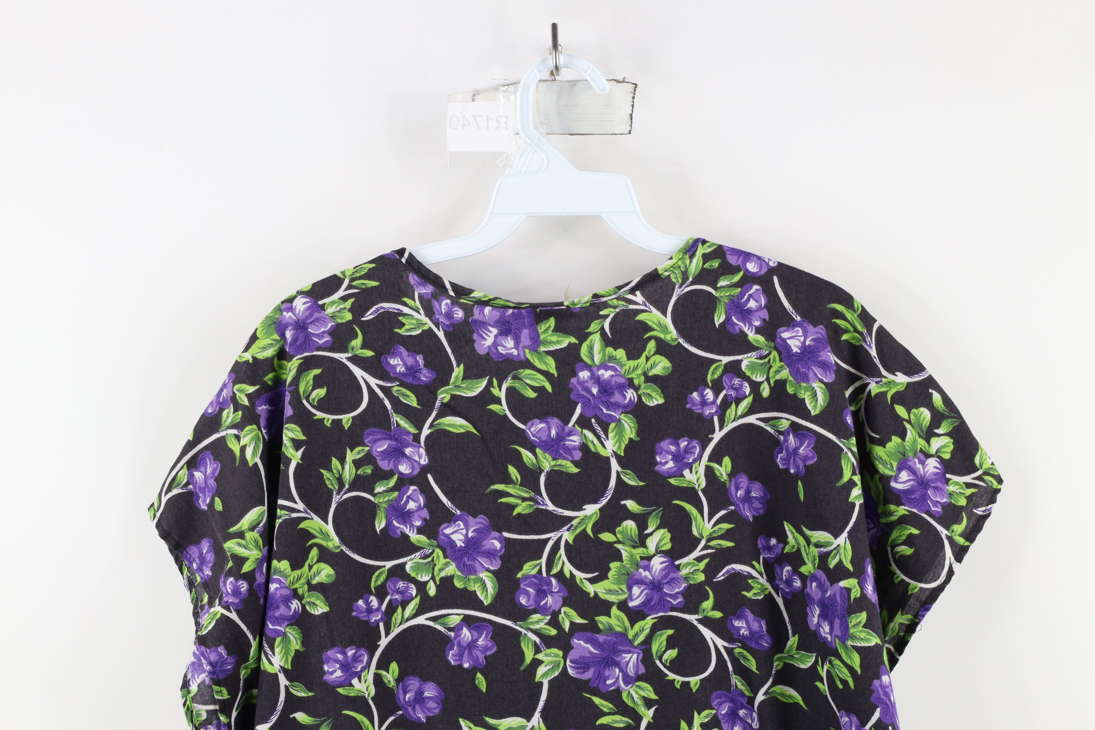 Vintage Vintage 90s Streetwear Dolman Sleeve Henley T-Shirt USA Size L / US 10 / IT 46 - 9 Thumbnail