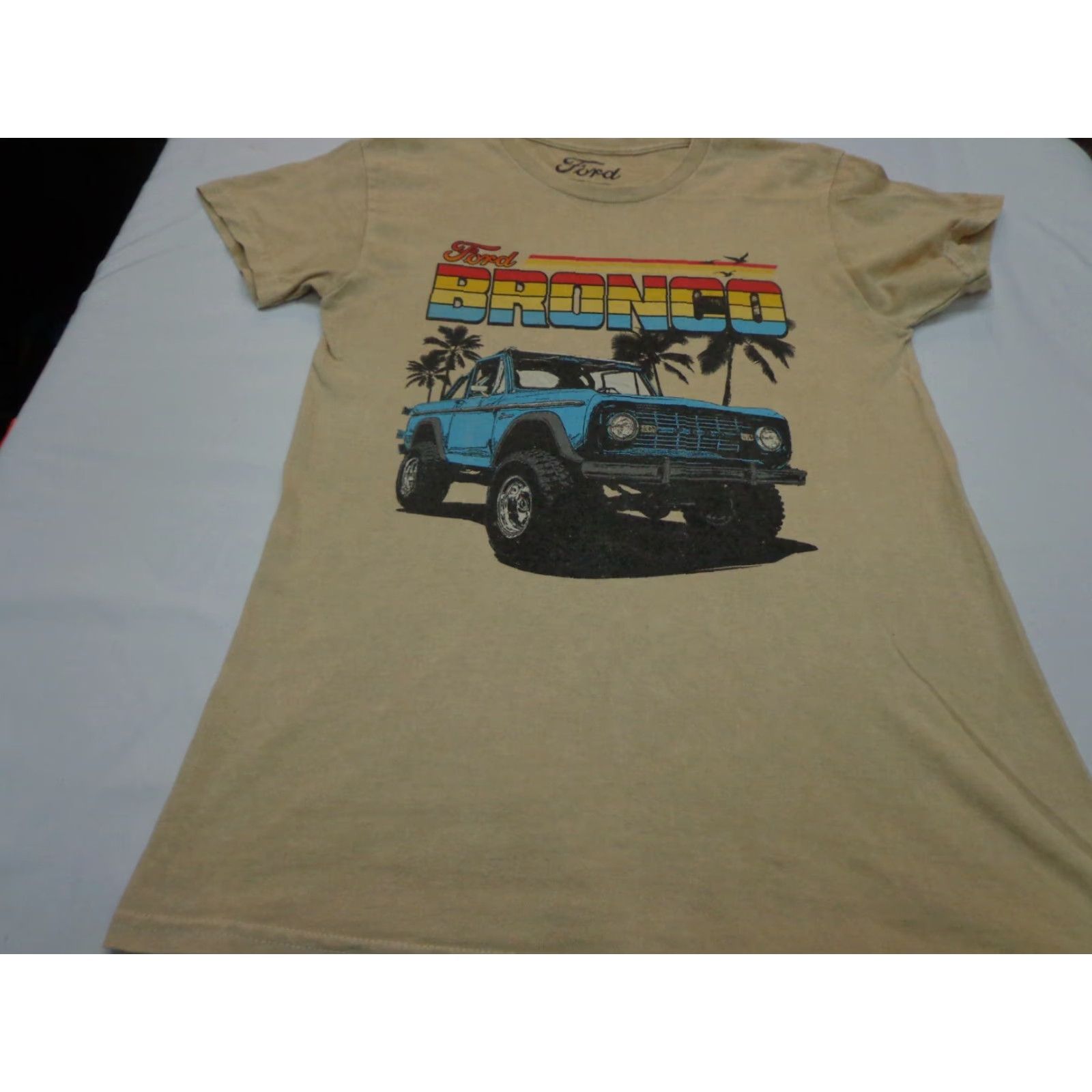 Ford Ford Bronco Tan Graphic T Shirt Size Small Size US S / EU 44-46 / 1 - 2 Thumbnail