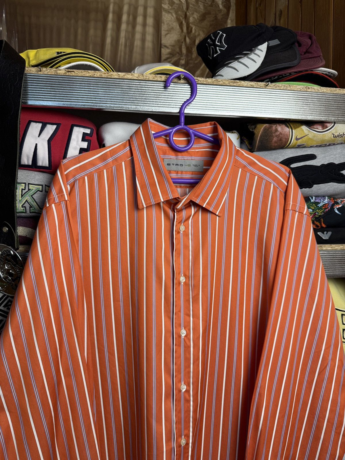 Etro Etro Milano Striped Shirt Multicolor Size US XXL / EU 58 / 5 - 3 Thumbnail