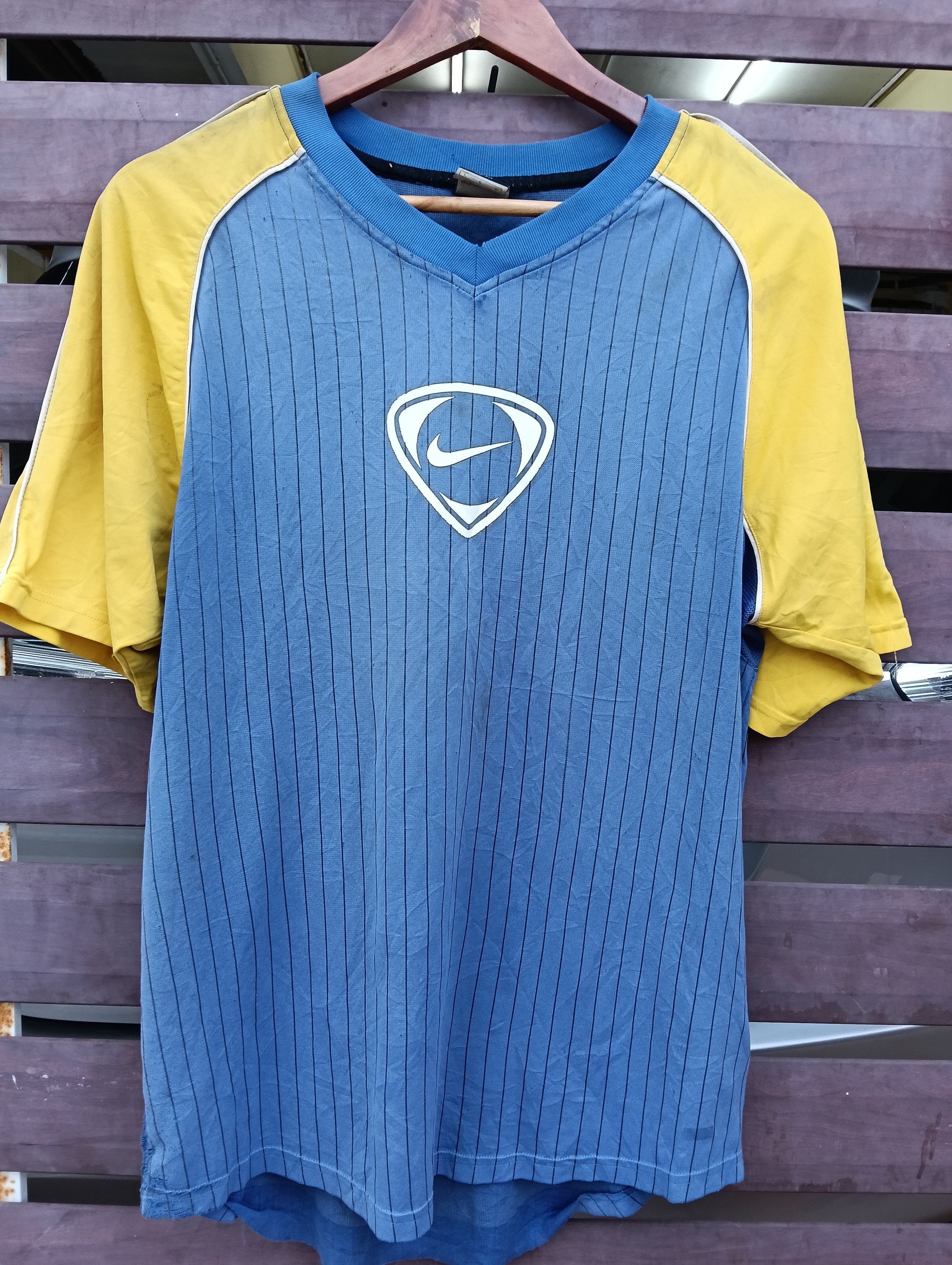 Nike × Vintage DISTRESSED VINTAGE NIKE JERSEY. Size US L / EU 52-54 / 3 - 1 Thumbnail