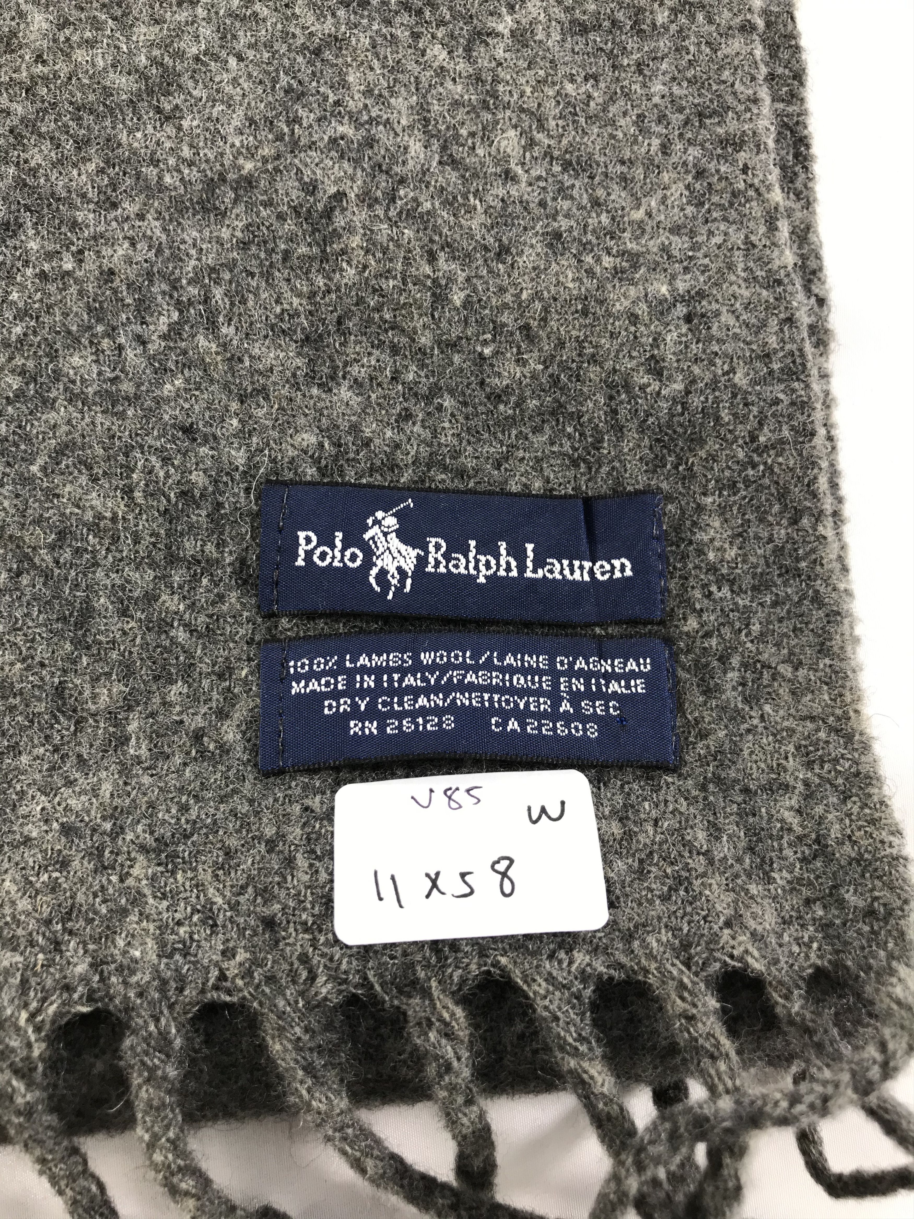 Polo Ralph Lauren Polo Ralph Lauren Wool Scarf Muffler V85 Size ONE SIZE - 6 Thumbnail