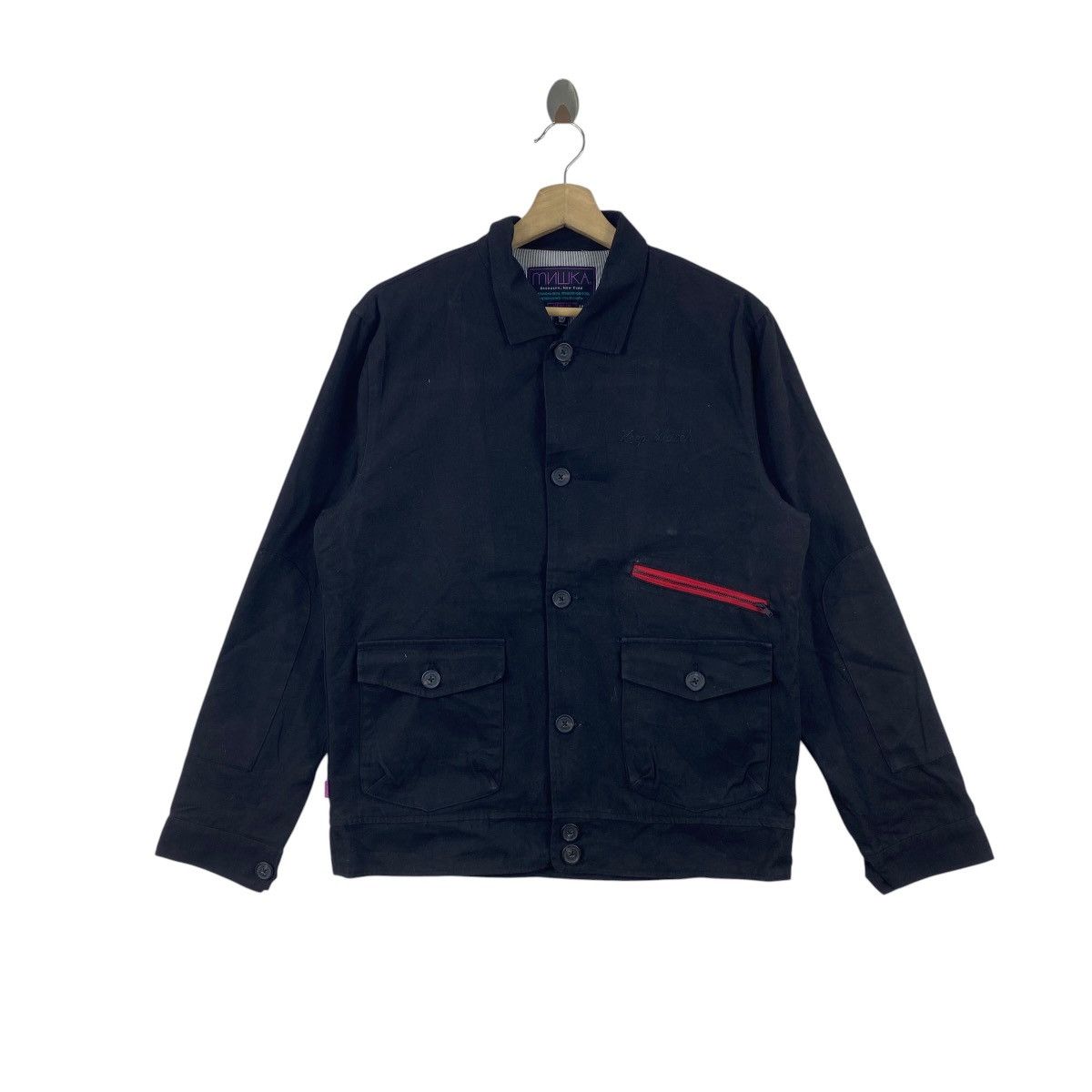 Vintage Vintage MILK A BROOKLYN Chore Work Jacket Zip Pocket Size US M / EU 48-50 / 2 - 1 Thumbnail