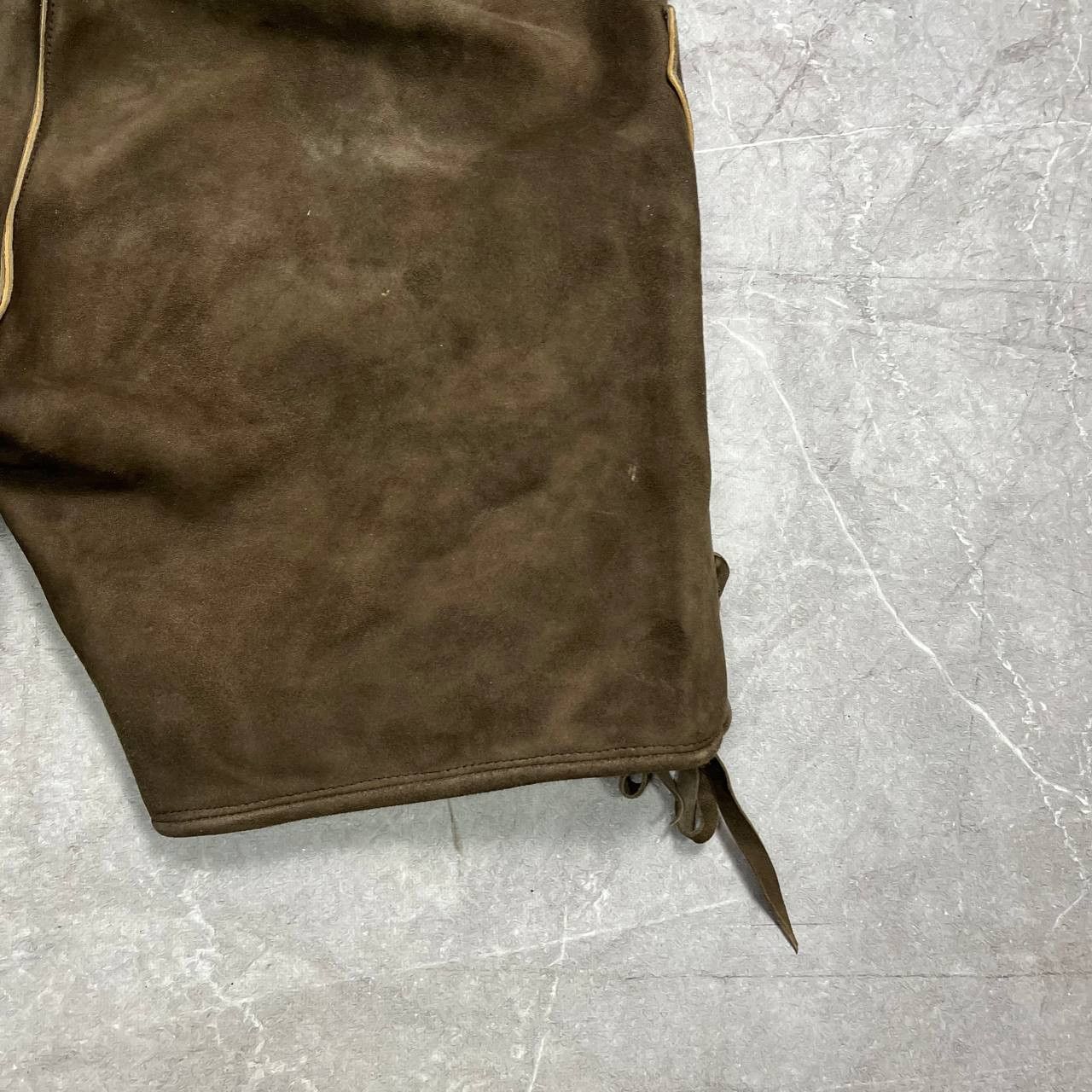 Japanese Brand Vintage Brown Cowboy's Shorts Octoberfest Bavarian Costume Size US 33 - 4 Thumbnail
