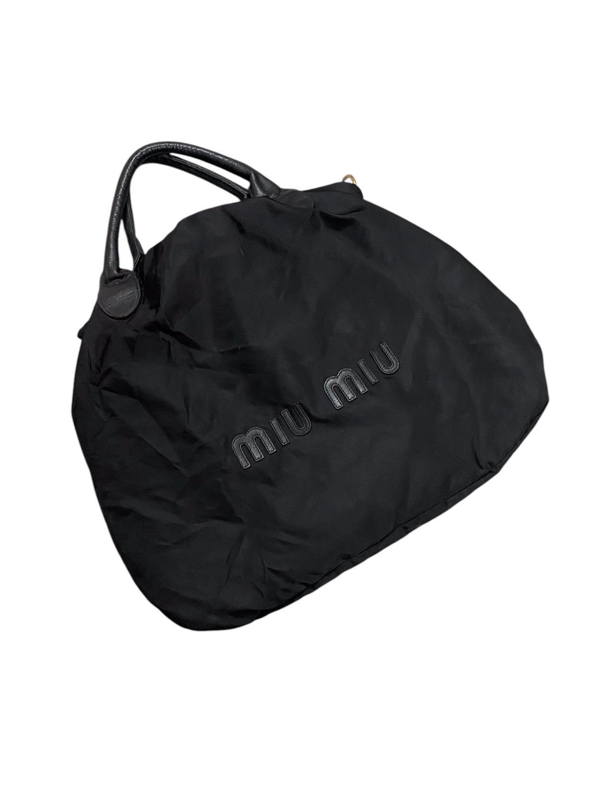 Miu Miu Miu Miu big logo nylon bag Size ONE SIZE - 1 Thumbnail