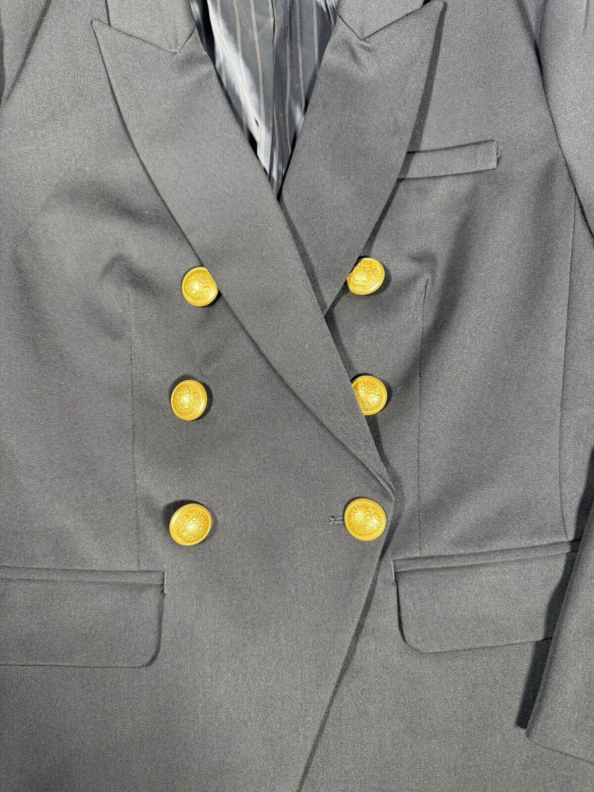 Express EXPRESS SOFT SLEEK casual jacket NOVELTY BUTTON BLAZER SZ 6 Size M / US 6-8 / IT 42-44 - 4 Thumbnail