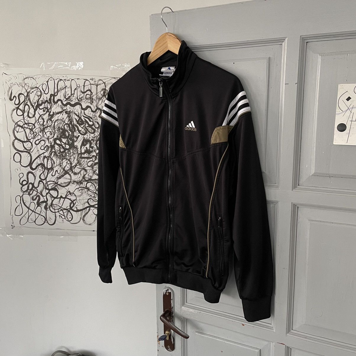 Adidas Vintage 00’s Adidas Tracksuit jacket streetwear Y2k Size US L / EU 52-54 / 3 - 1 Thumbnail